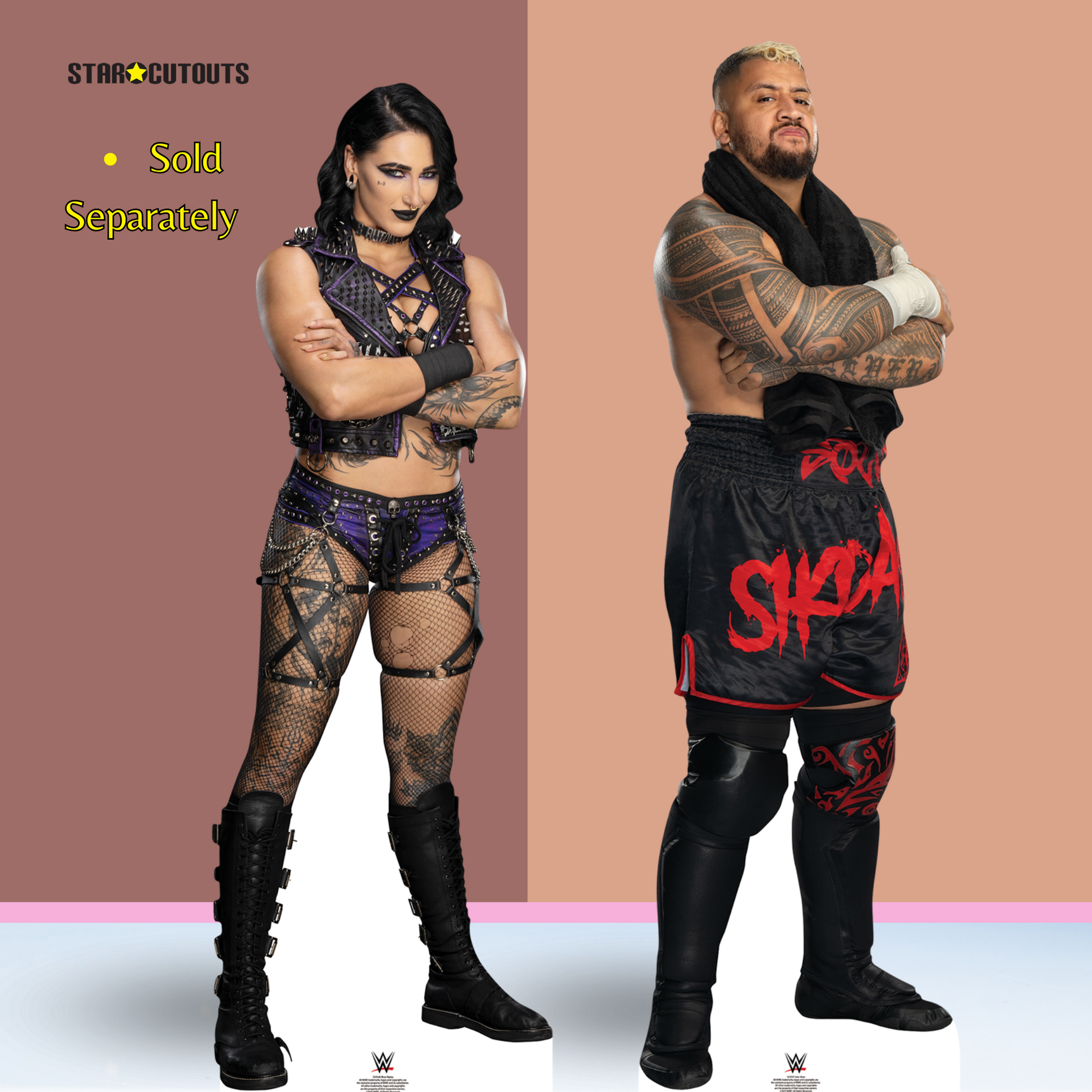 SC4547 Solo Sikoa WWE  Cardboard Cut Out Height 190cm