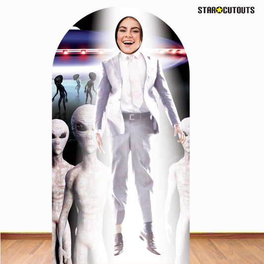 Tall Alien Abduction Lifesize Stand In Cutout