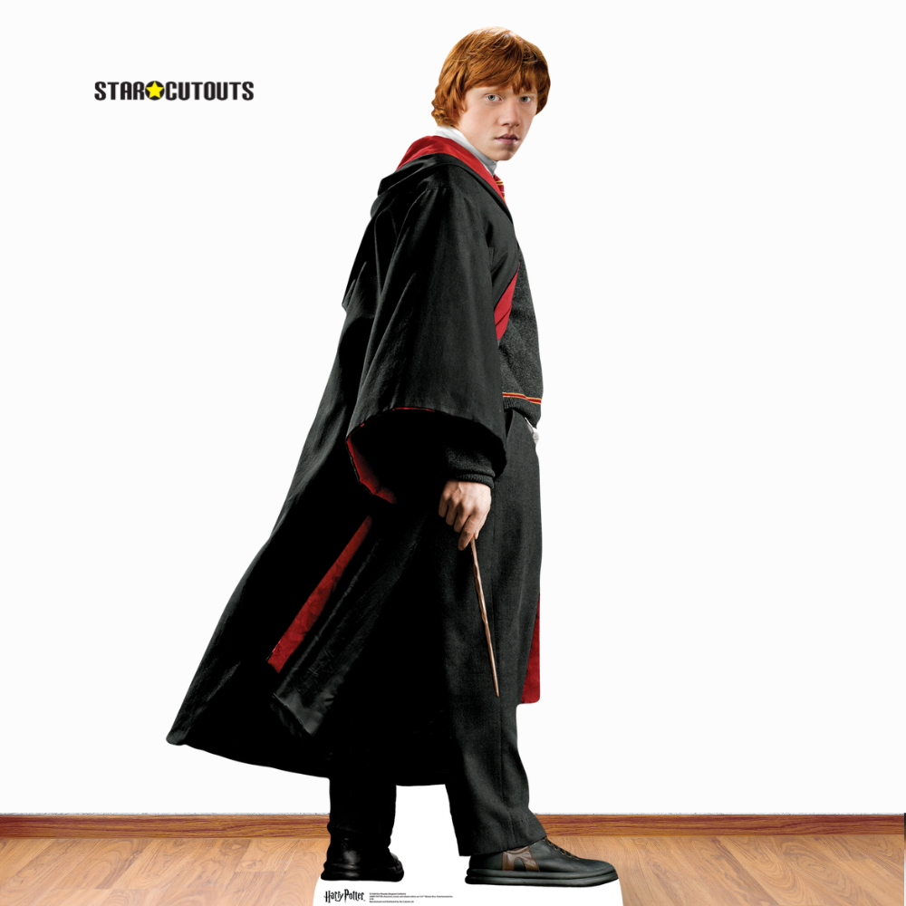 Ron Weasley Hogwarts School of Witchcraft and Wizardry Uniform Cardboard Cutout Lifesize