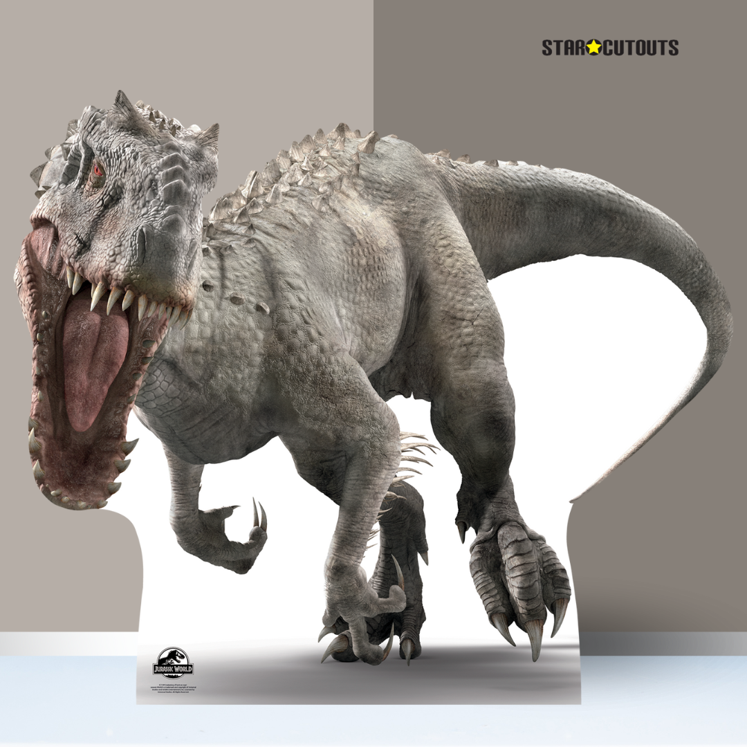 Indominus Face on roar Jurassic World Dinosaur Cardboard Cutout - mycardboardcutout