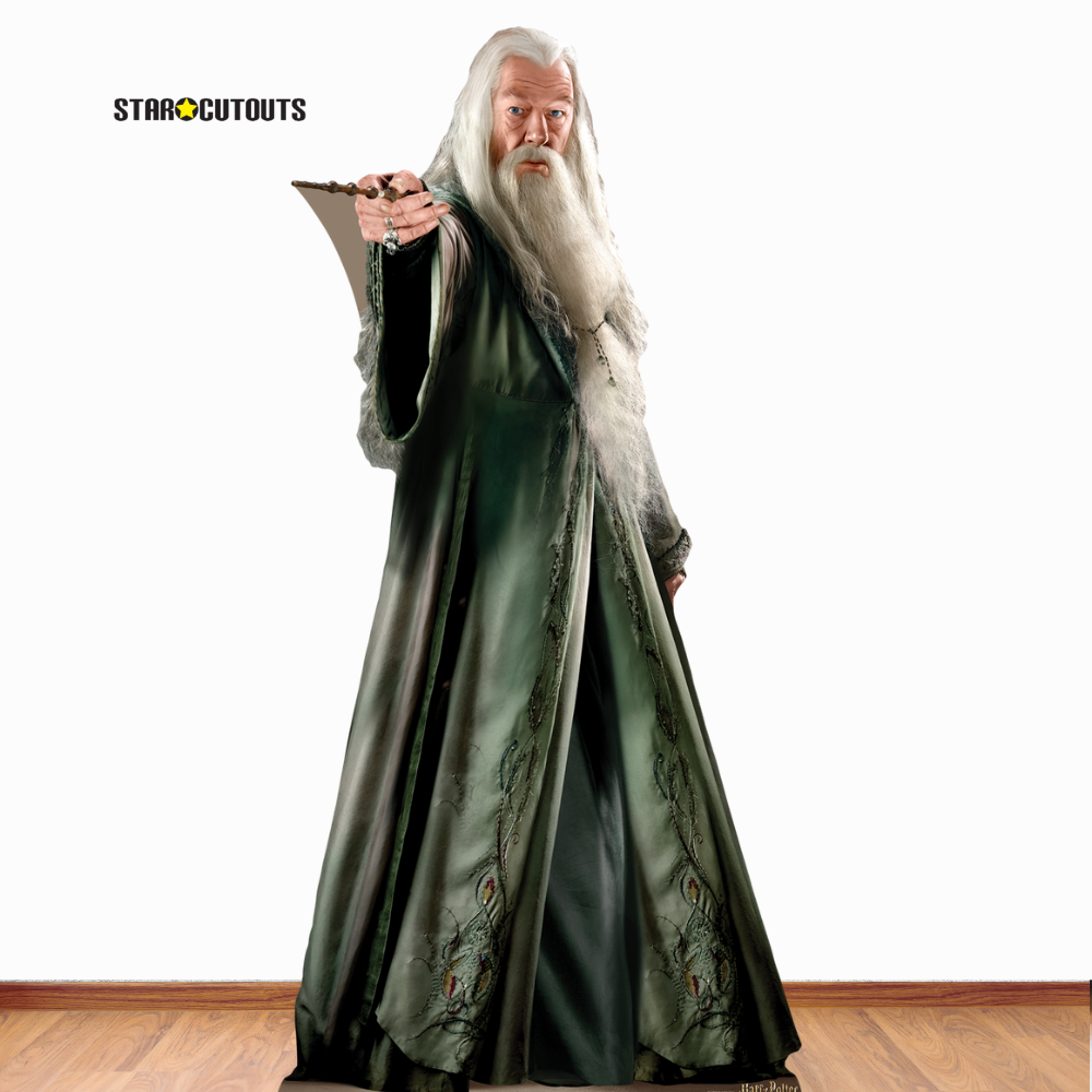 Albus Percival Wulfric Brian Dumbledore Cardboard Cutout Lifesize Height 185cm - mycardboardcutout
