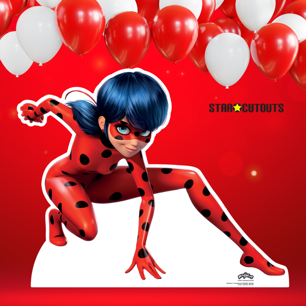 Lady Bug Super Pose  Cardboard Cutout Miraculous Tales of Ladybug & Cat Noir