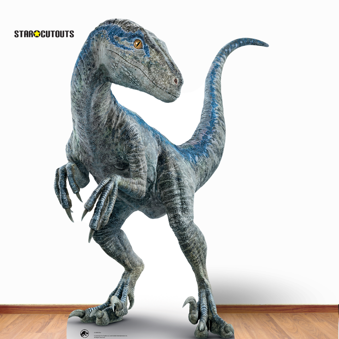 Mother Blue Raptor Jurassic World Dominion Cardboard Cutout ...