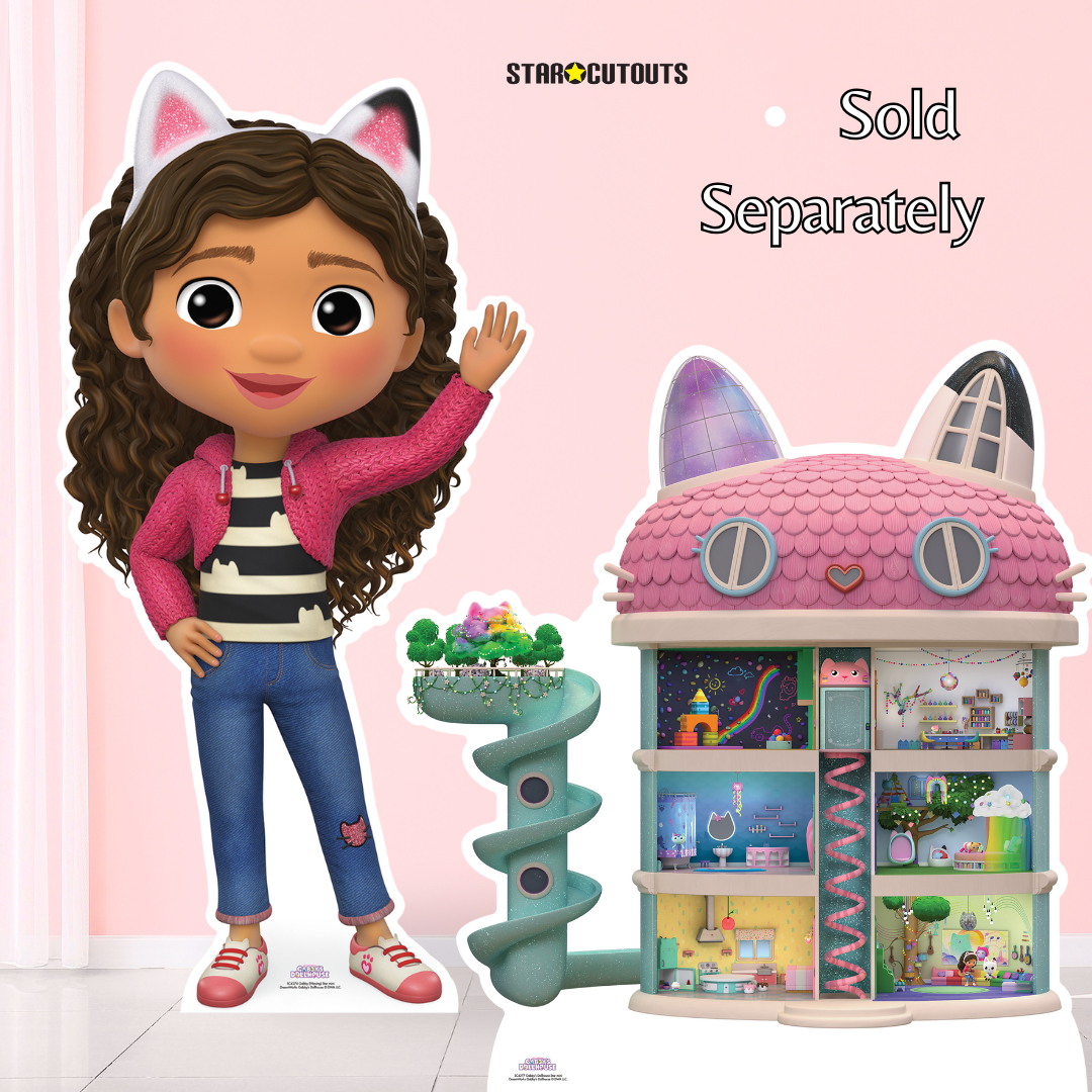 Gabby's Dollhouse Star Mini Cardboard Cut Out Height 79cm - mycardboardcutout