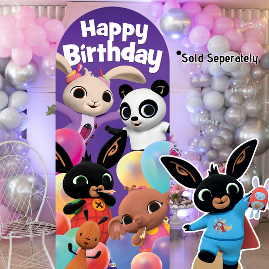 SC4532 Bing Happy Birthday Sailboard Cardboard Cut Out Height 185cm