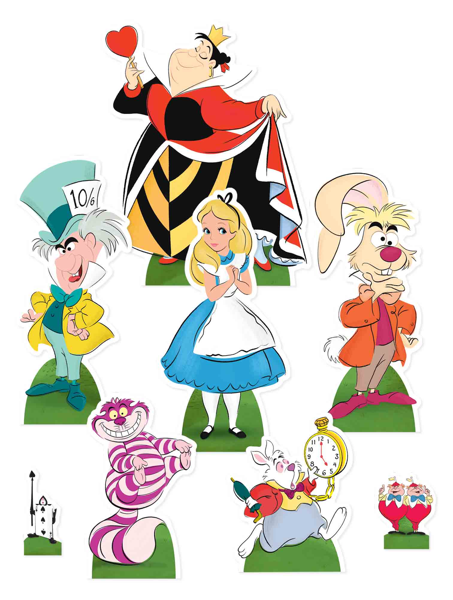 TT014 Alice in Wonderland Table Toppers Pack – mycardboardcutout