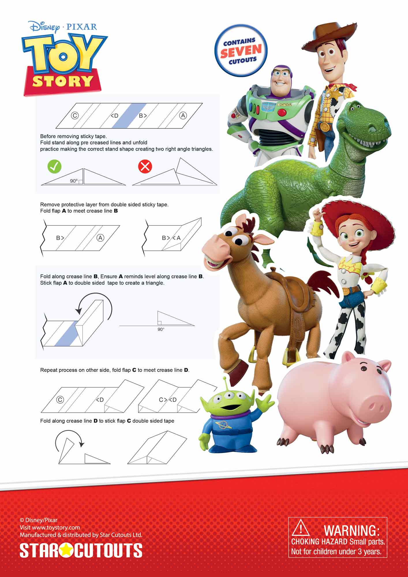 TT018 Toy Story Table Toppers Pack (7 cut-outs)