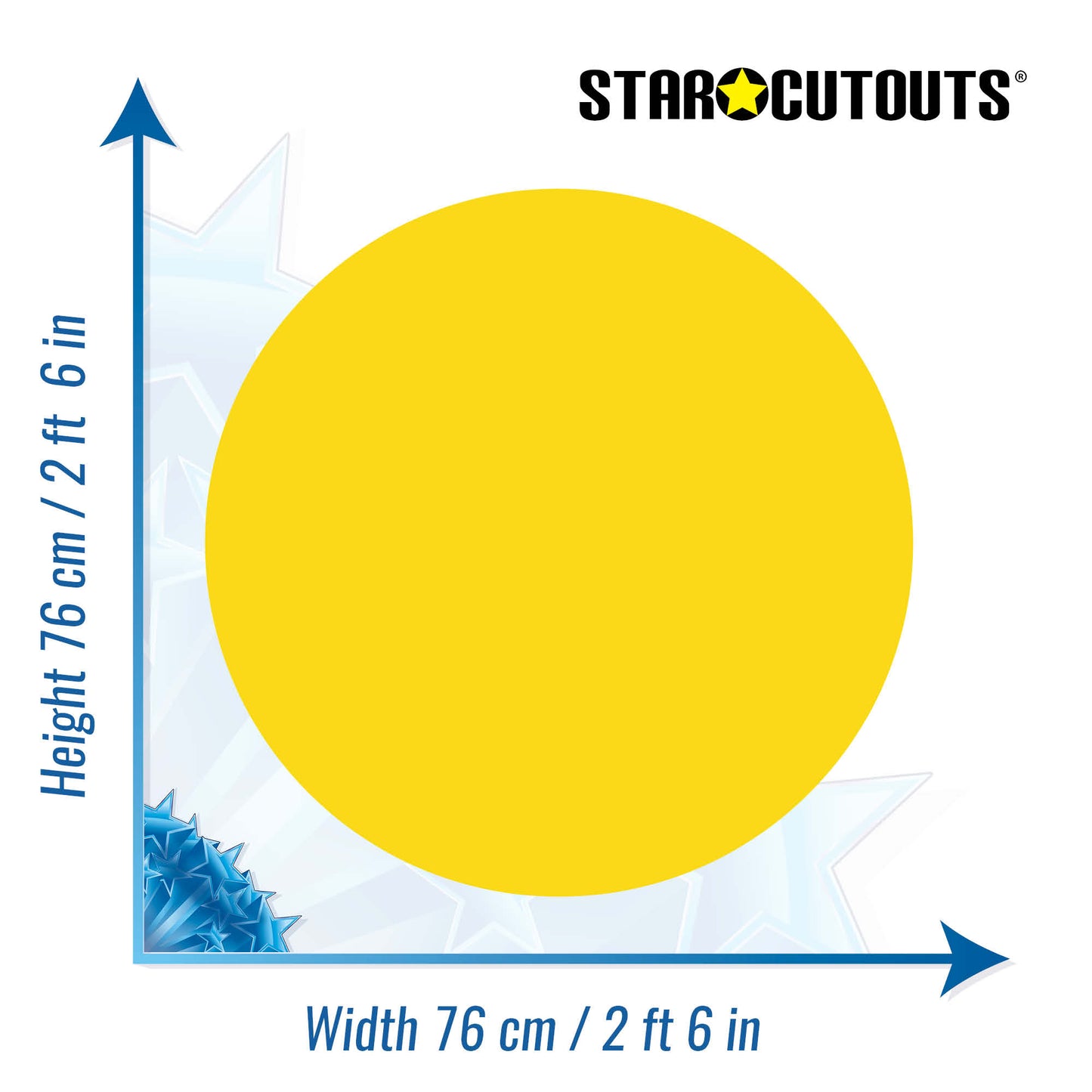 Yellow Amber Circle Signs Personalise Choose Size and Material