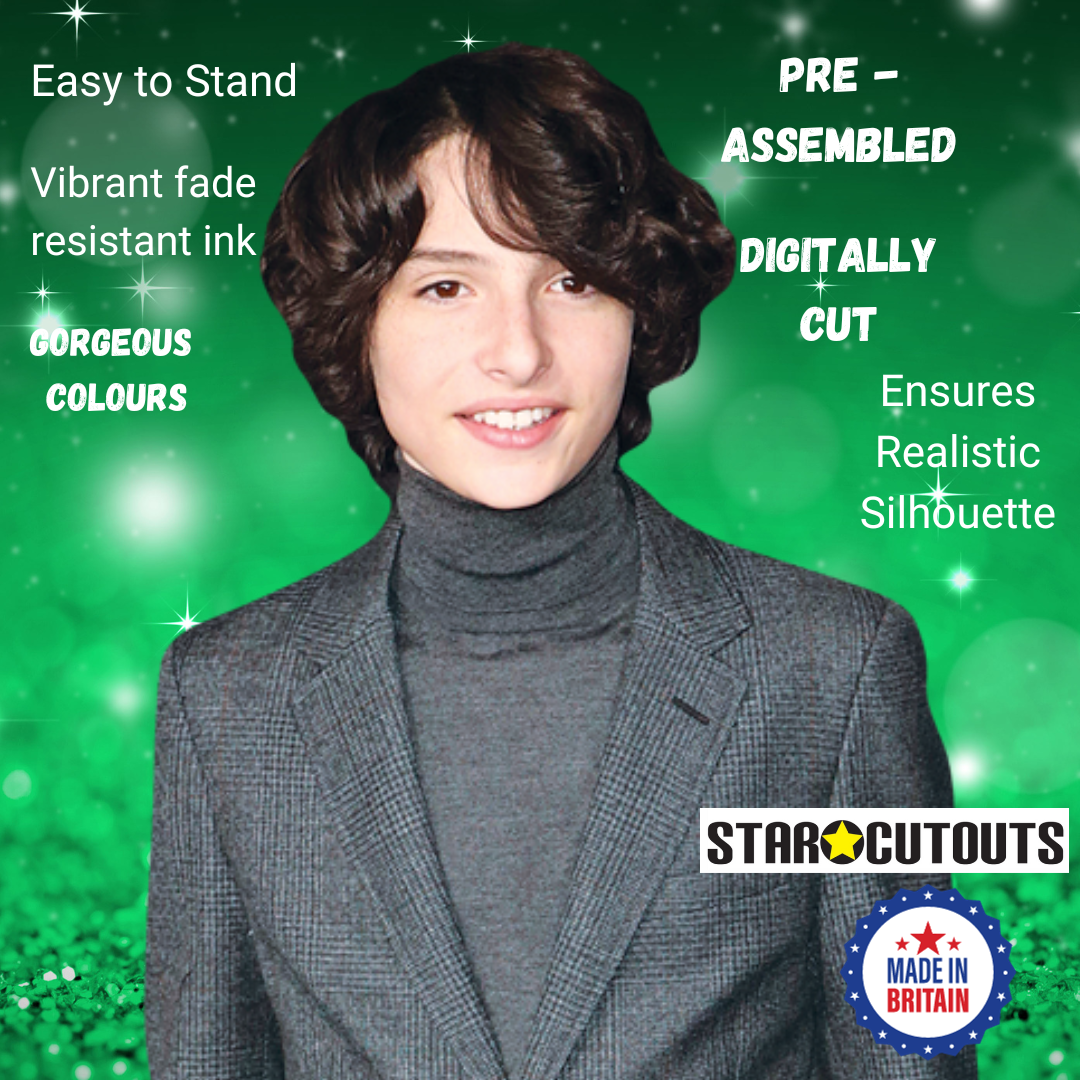 CS738 Finn Wolfhard  Height 173cm Lifesize Cardboard Cut Out With Mini