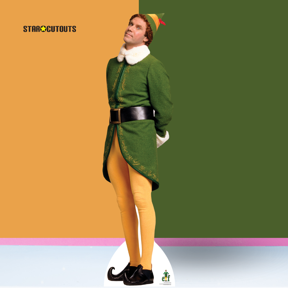 Buddy Elf Waiting For Christmas Cardboard Cutout