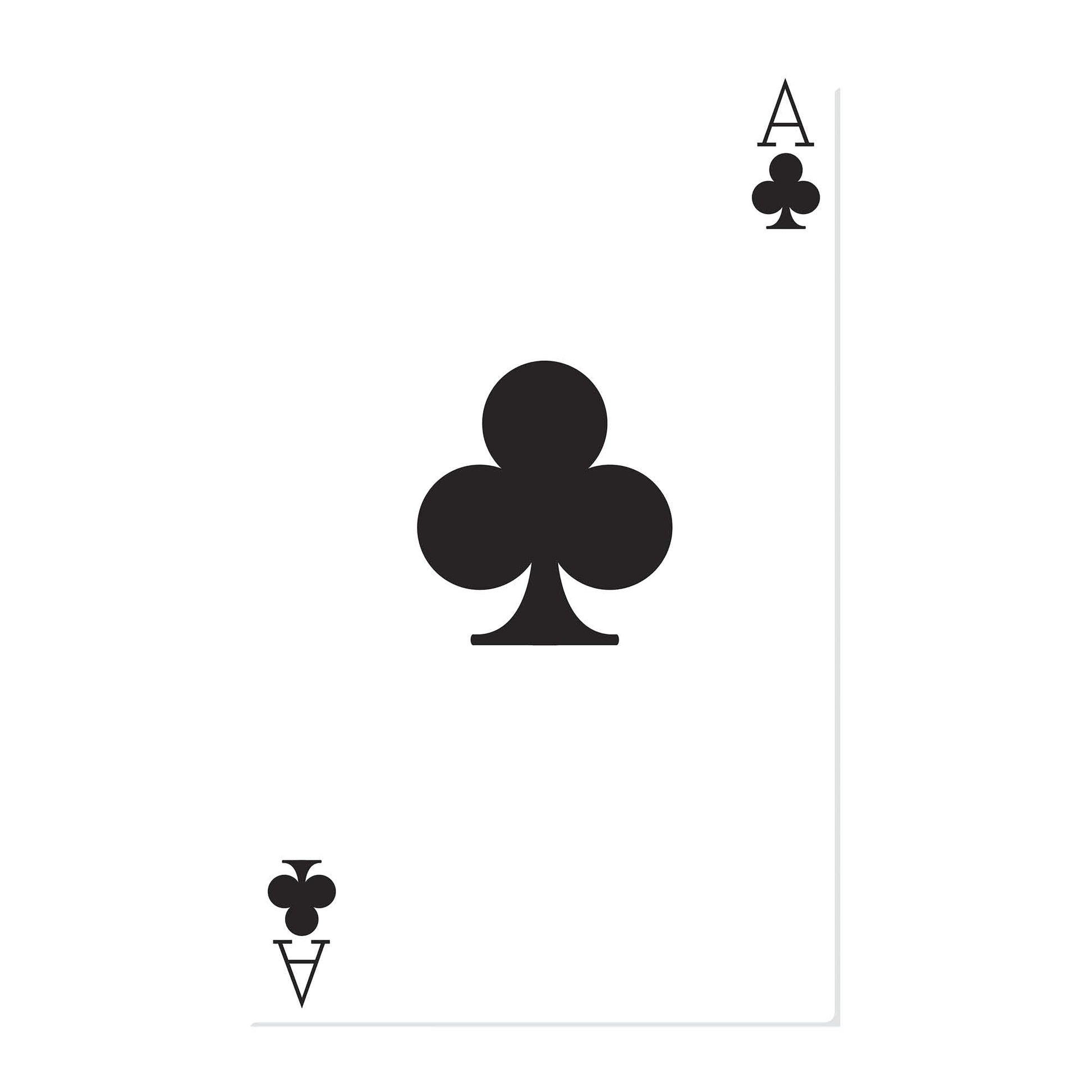 Ace of Clubs Playing Card Cardboard Cutout