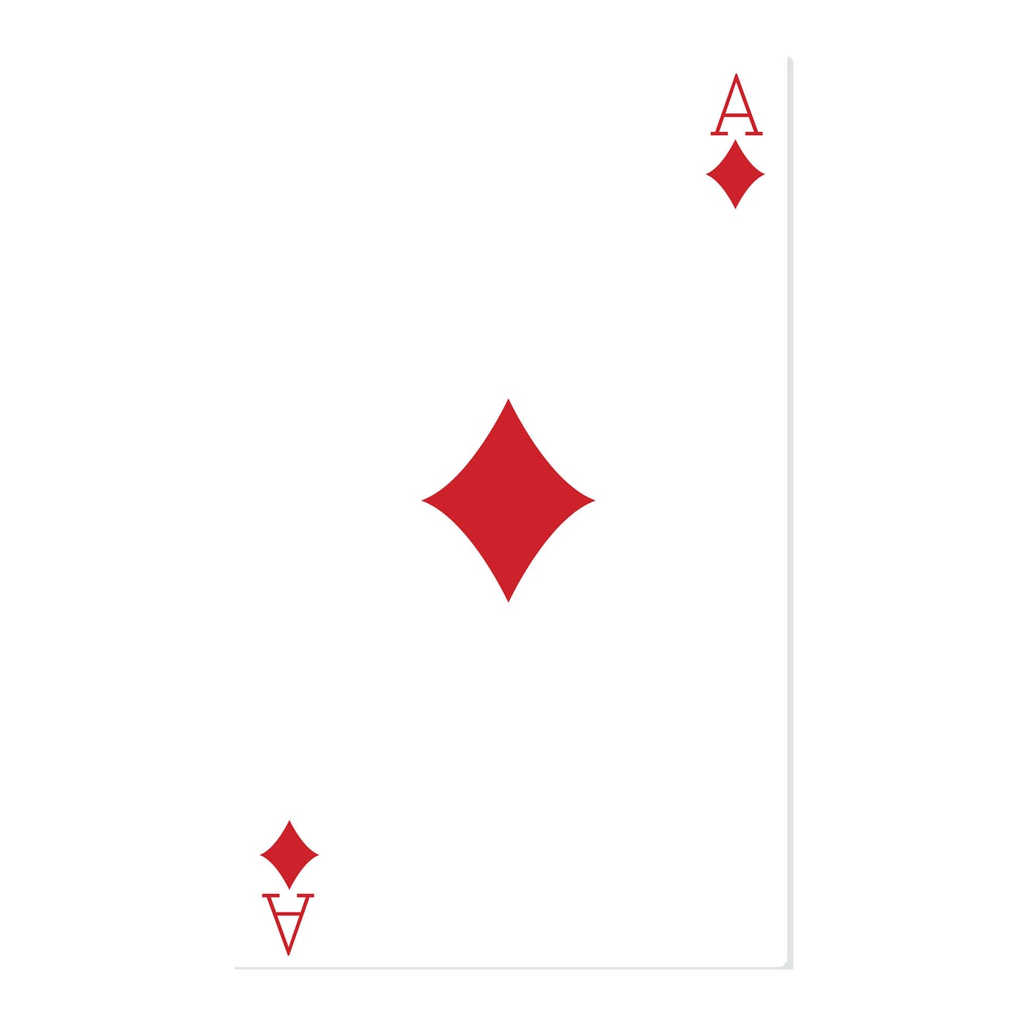 Ace of Diamonds Playing Card Cardboard Cutout
