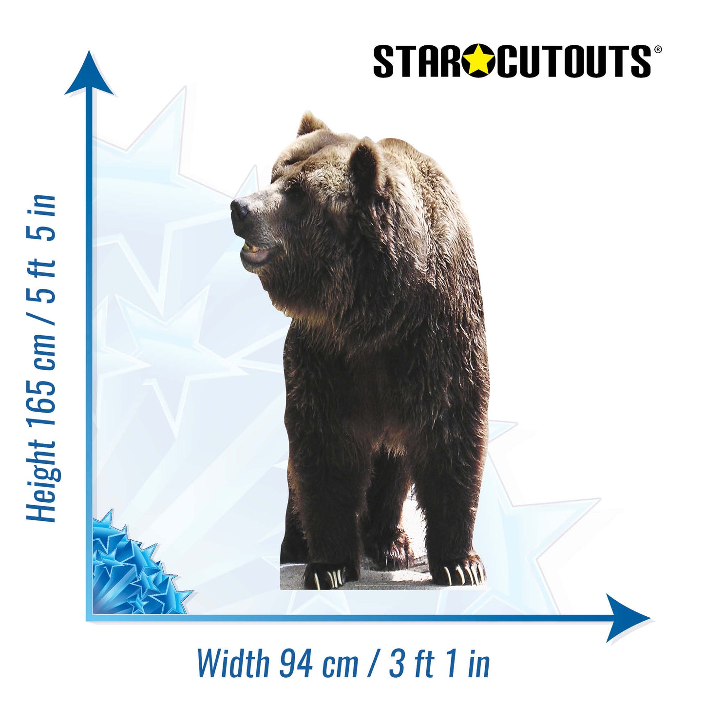Bear Jungle Safari Theme Animal Cardboard Cutout
