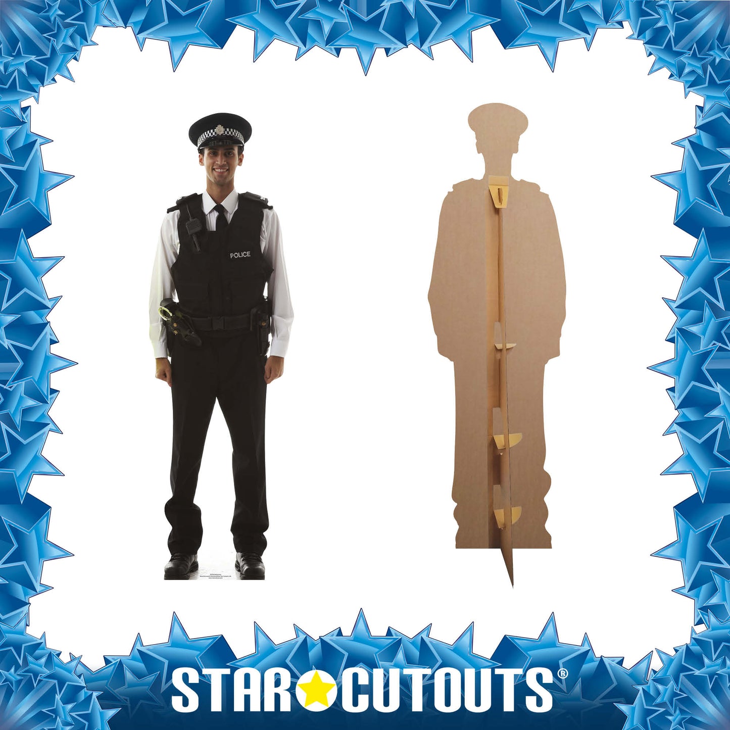 British Policeman Cardboard Cutout Lifesize - mycardboardcutout