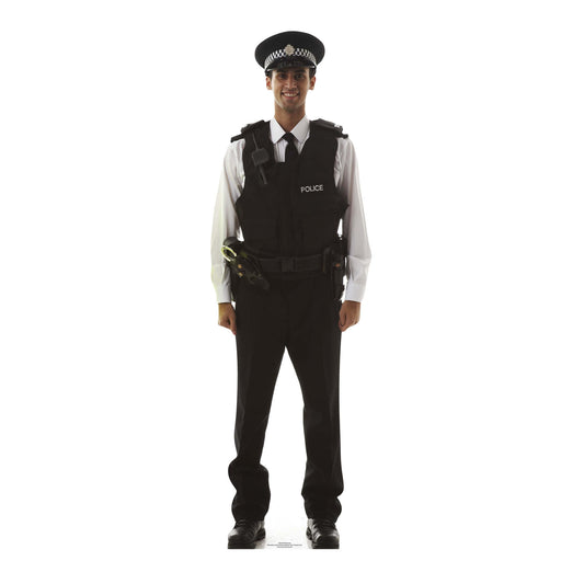 British  Policeman Cardboard Cutout Lifesize