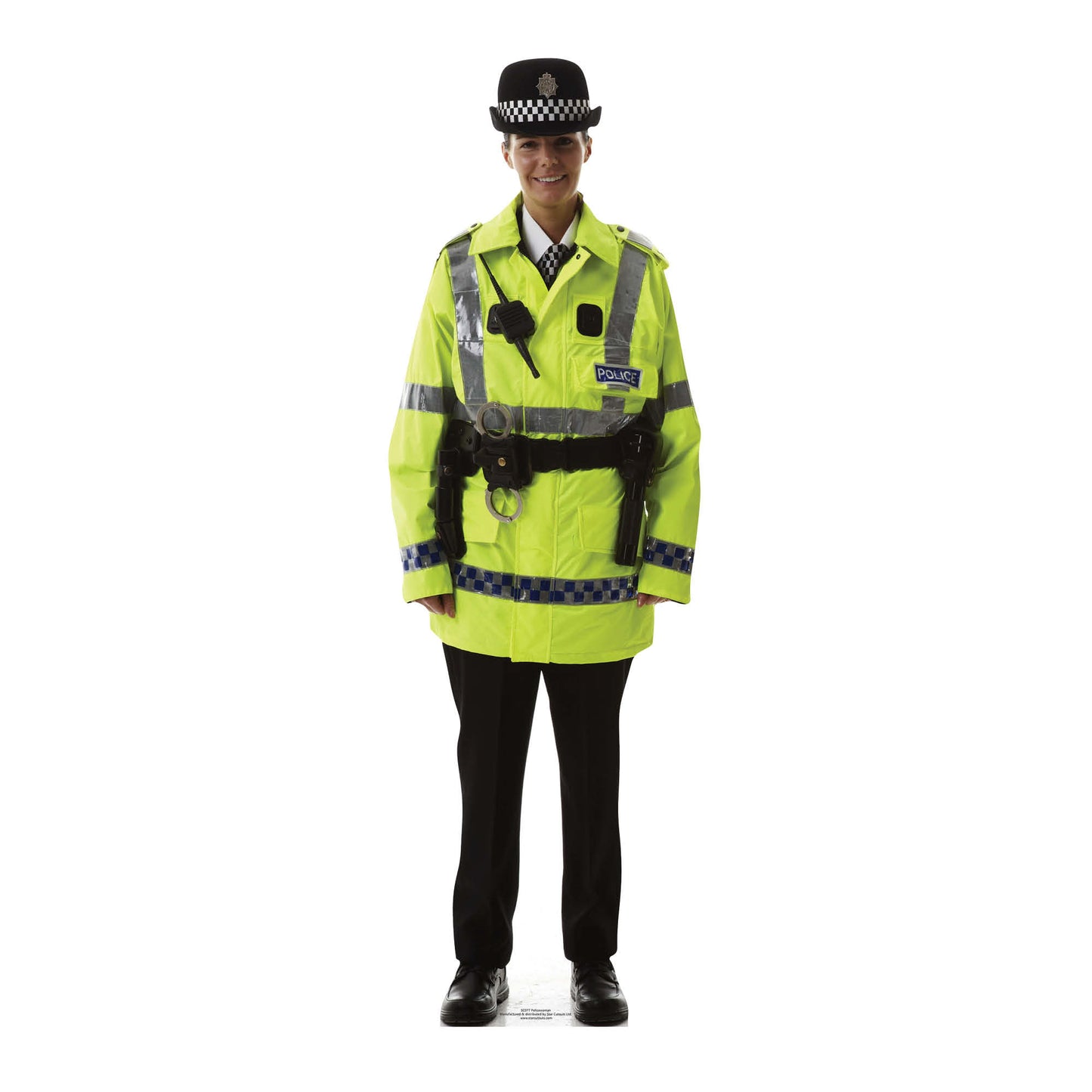 British  Policewoman Cardboard Cutout Lifesize