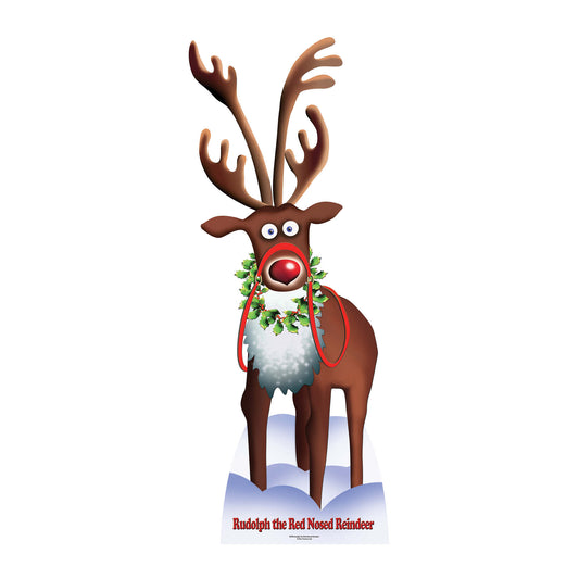 Rudolph the Red Nosed Reindeer Cardboard Cutout Height 183cm