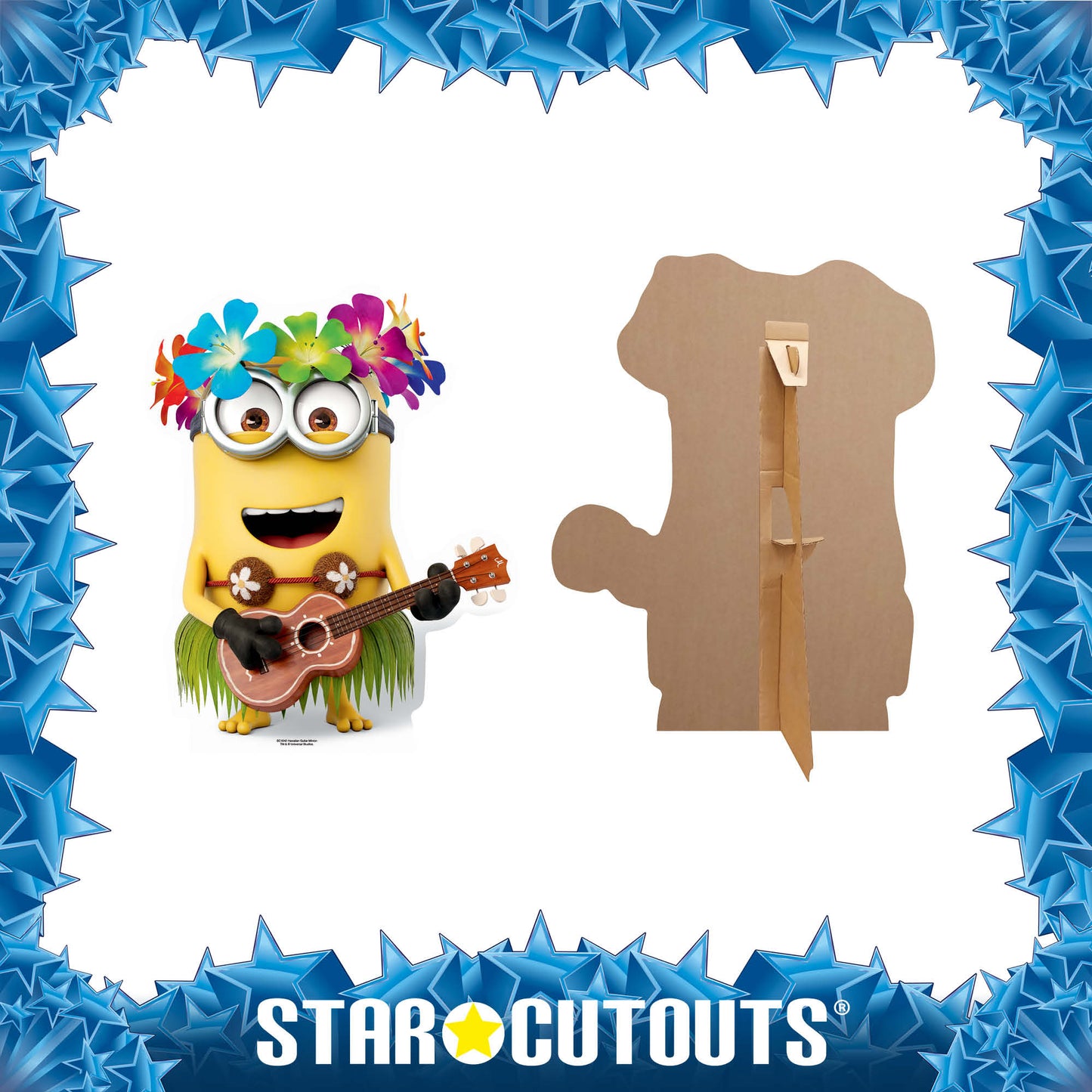 Hawaiian Guitar Dave Minion Despicable Me and Minions Cardboard Cutout