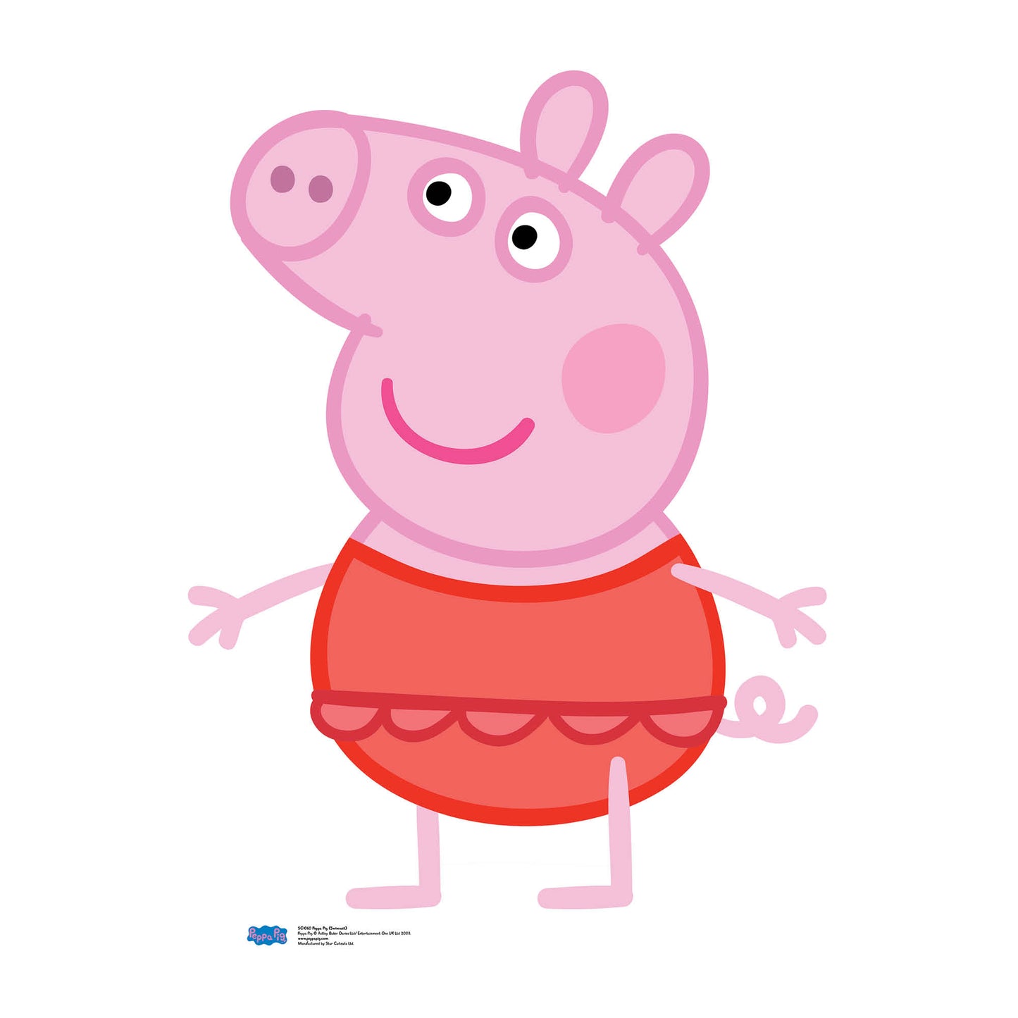 Peppa Pig Swimsuit Cardboard Cutout