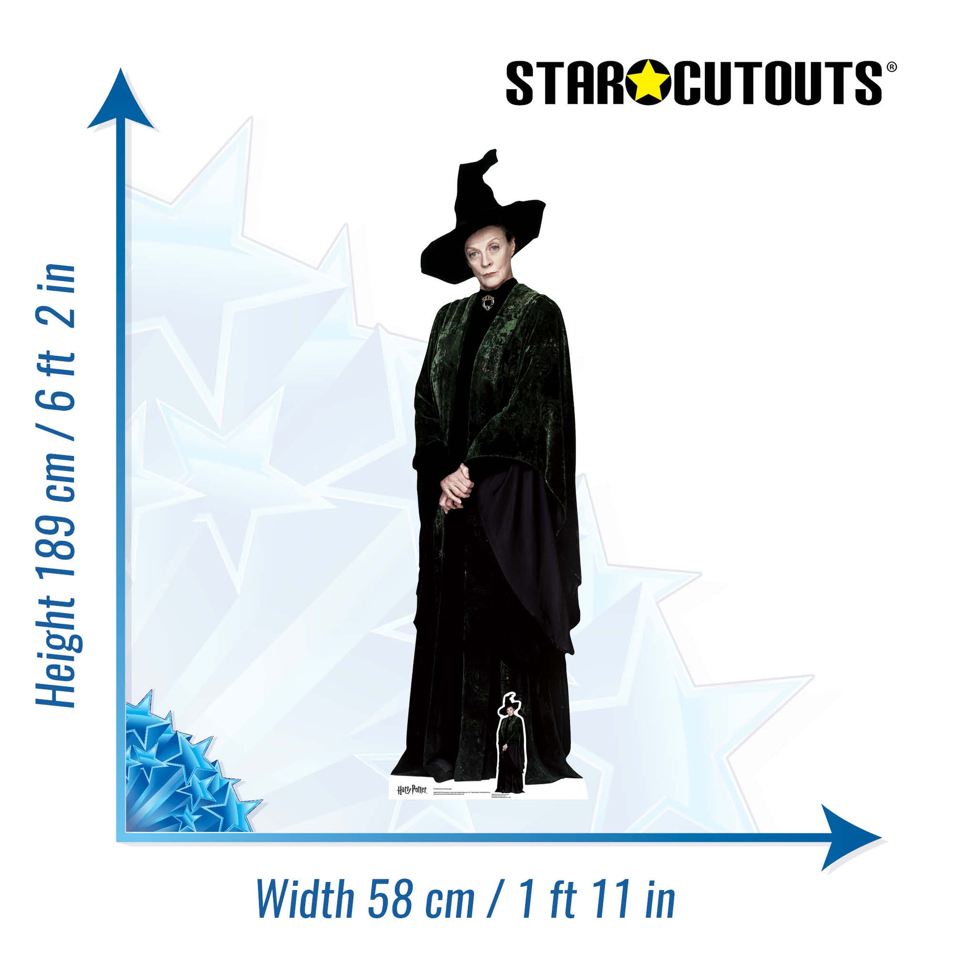 Professor McGonagall Cardboard Cutout Lifesize - mycardboardcutout