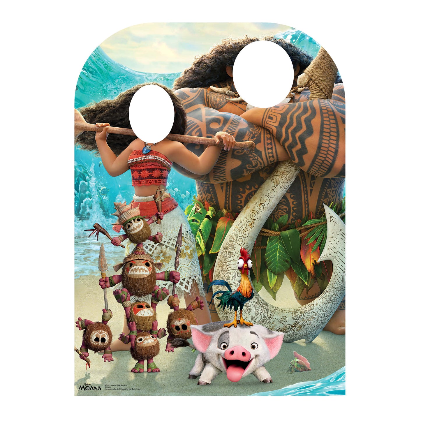 Moana Child Stand-in Cardboard Cutout