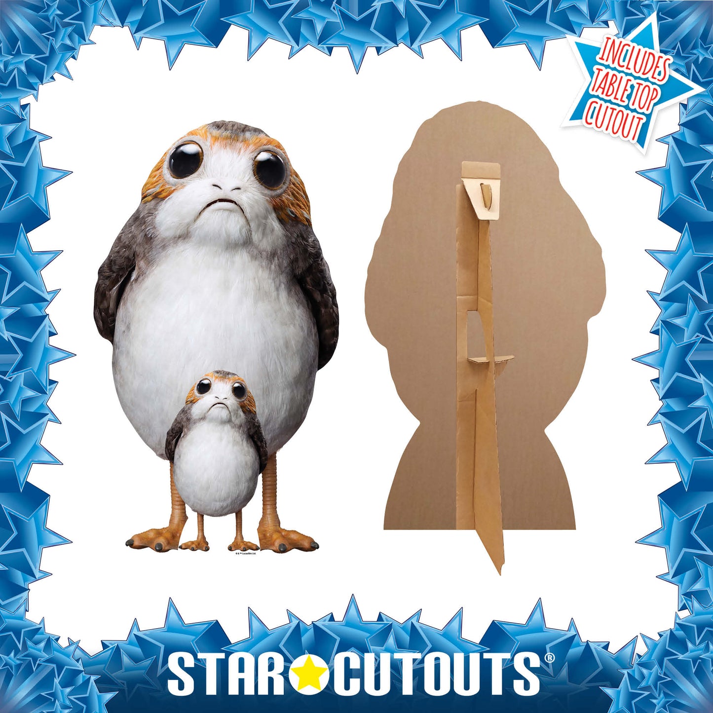 Porg The Last Jedi Star Wars Cardboard Cutout