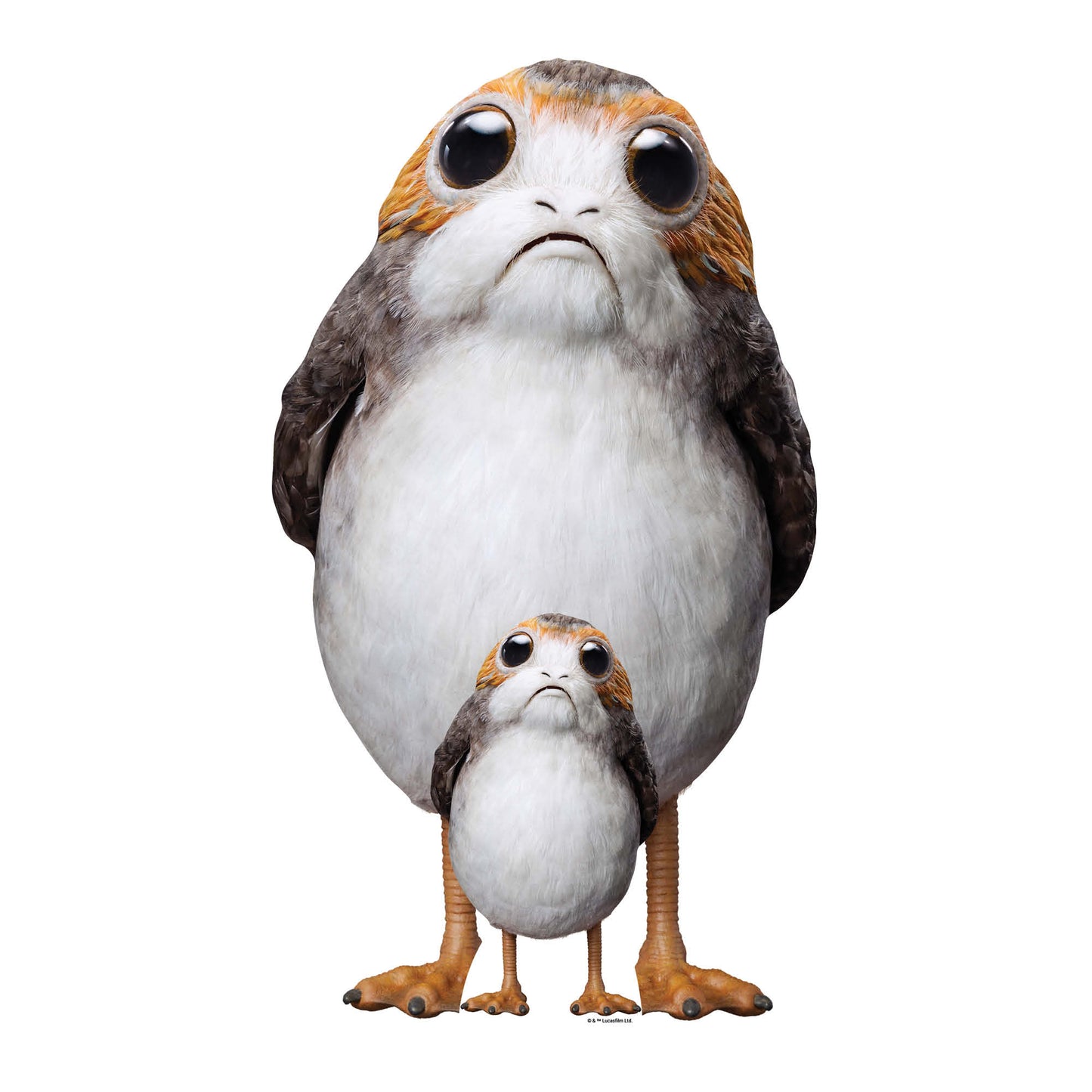 Porg Small Cardboard Cutout