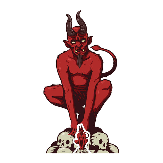 devil cardboard cutout