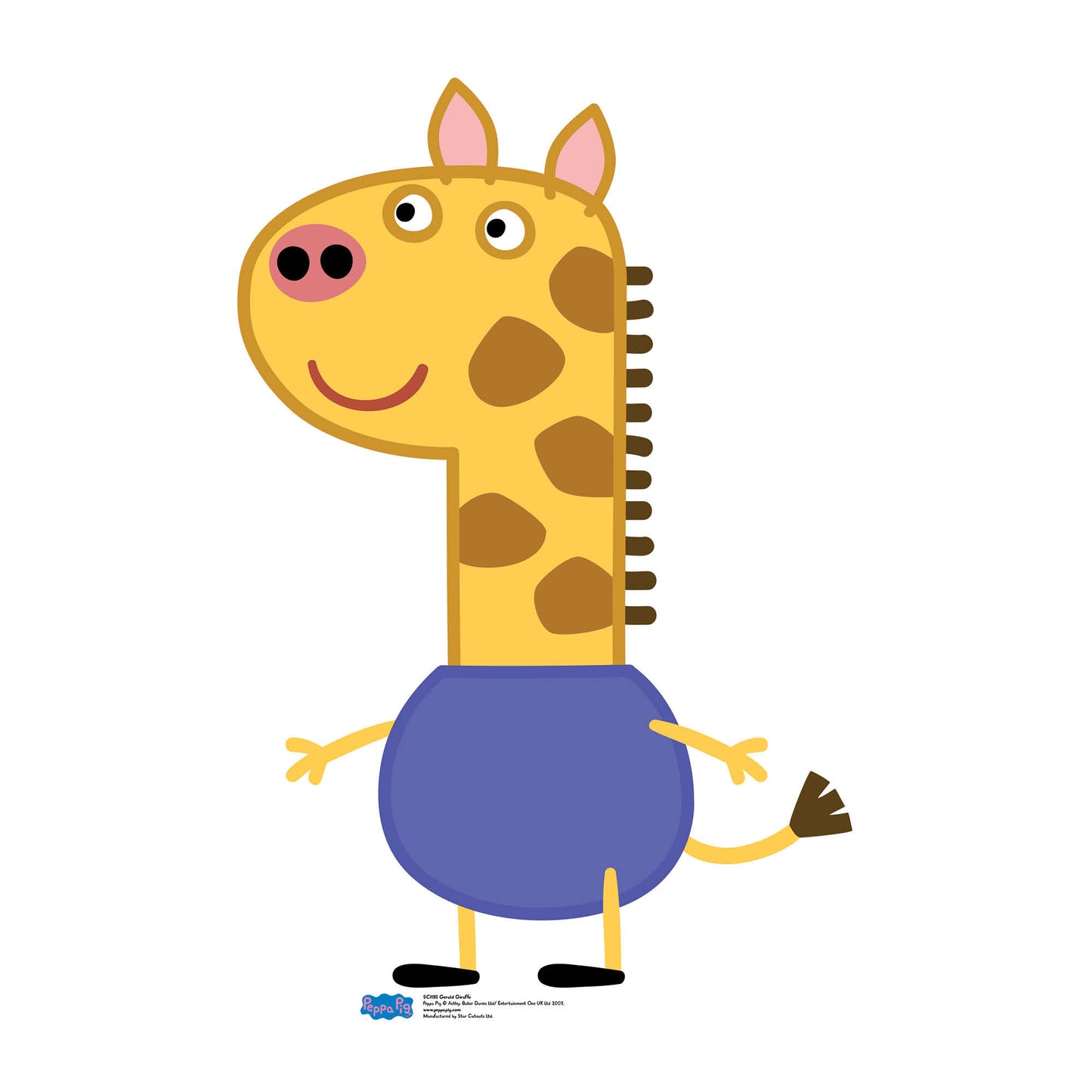 Gerald Giraffe  Peppa Pig Cardboard Cutout