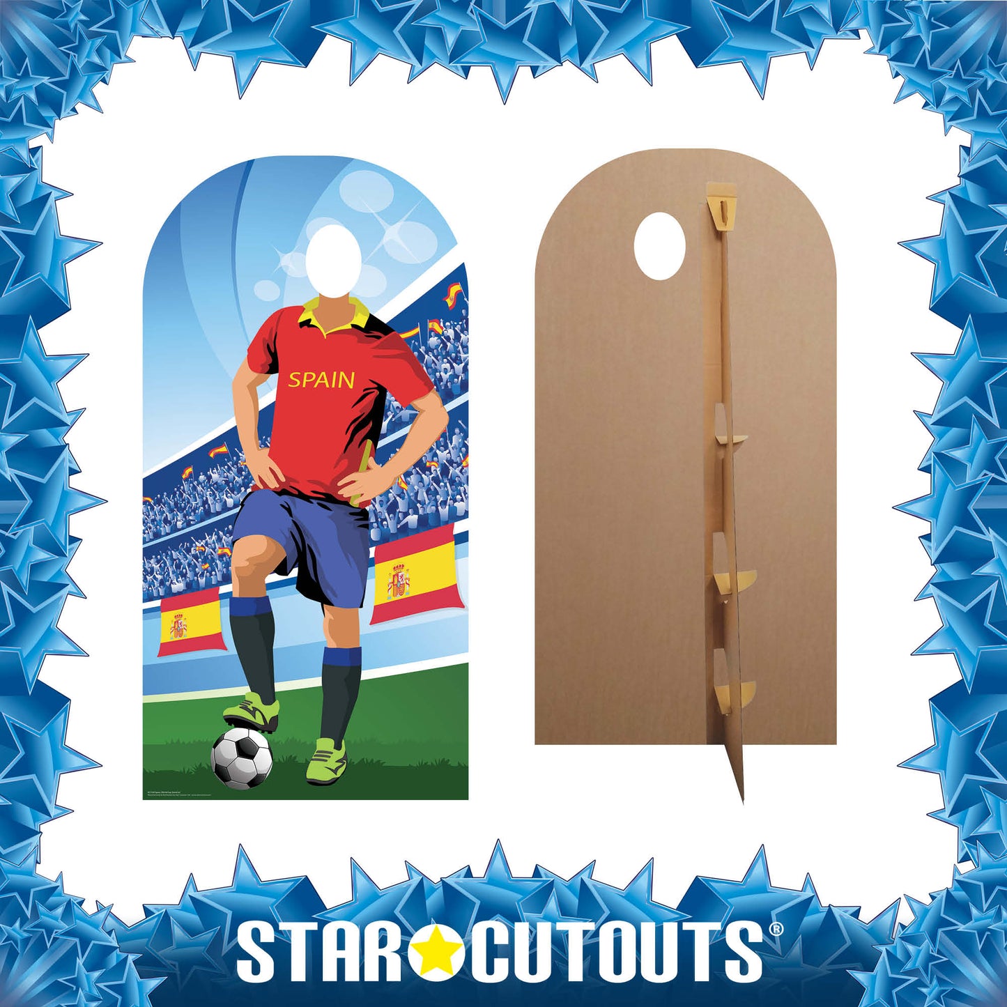 Spain World Tournament Football Stand-IN Cardboard Cutout