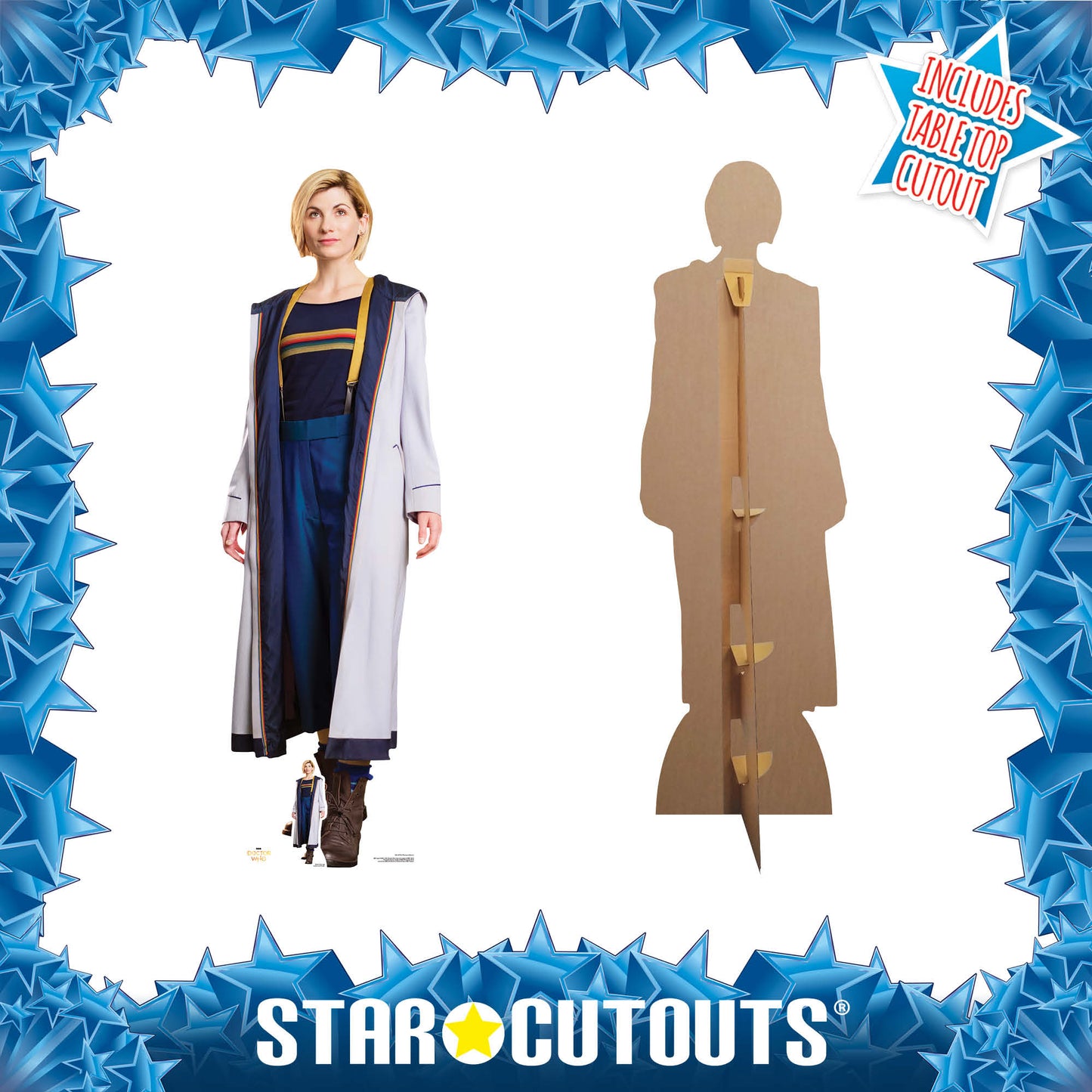 Jodie Whittaker 13th Doctor Lifesize Cardboard Cutout Doctor Who Cardboard Cutout MyCardboardCutout