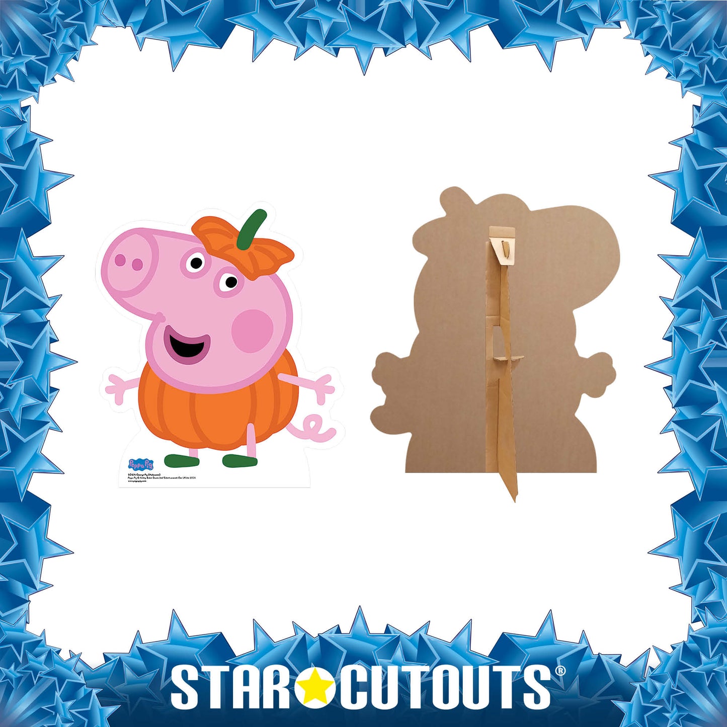 George Pig Peppa Pig Halloween Cardboard Cutout