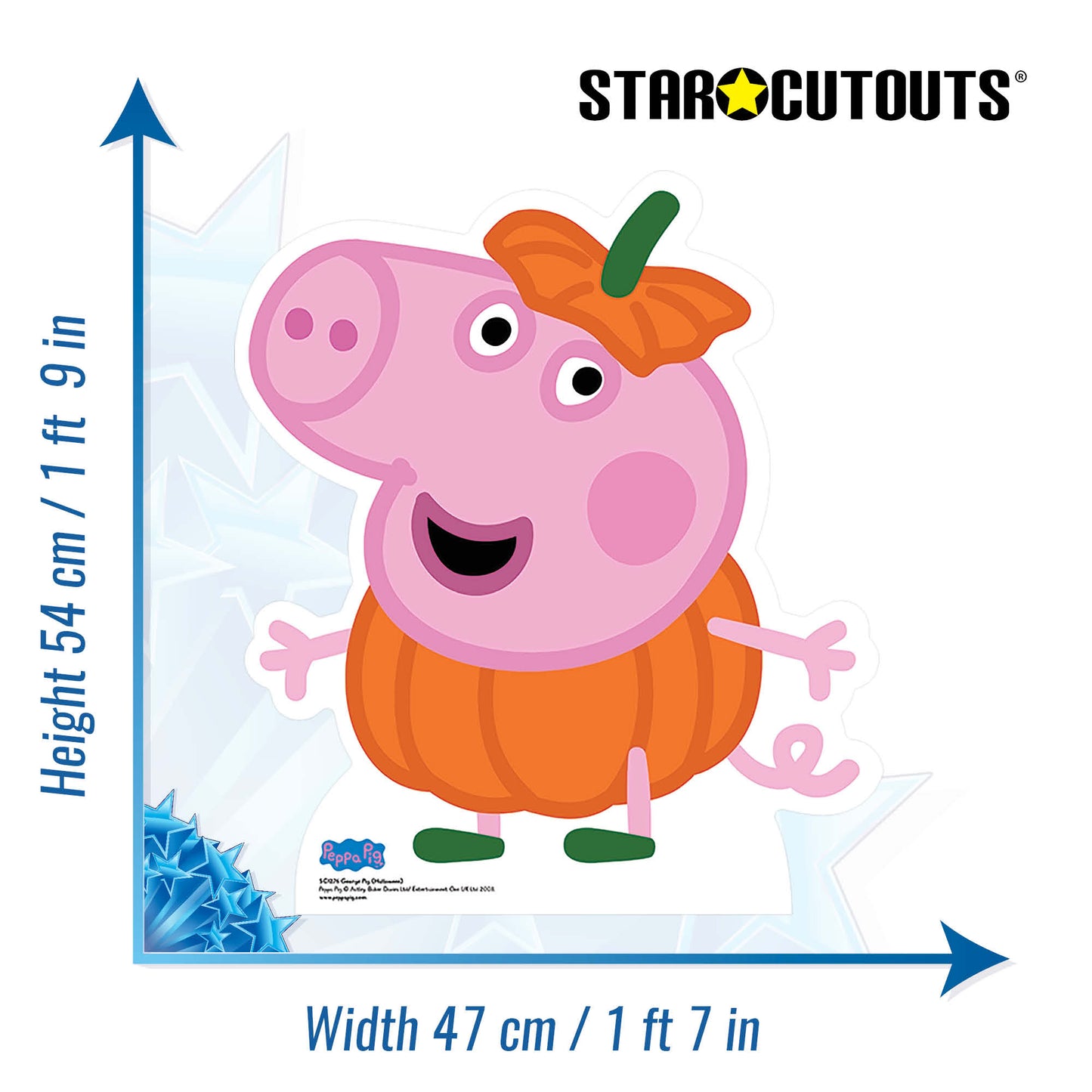 George Pig Peppa Pig Halloween Cardboard Cutout - mycardboardcutout