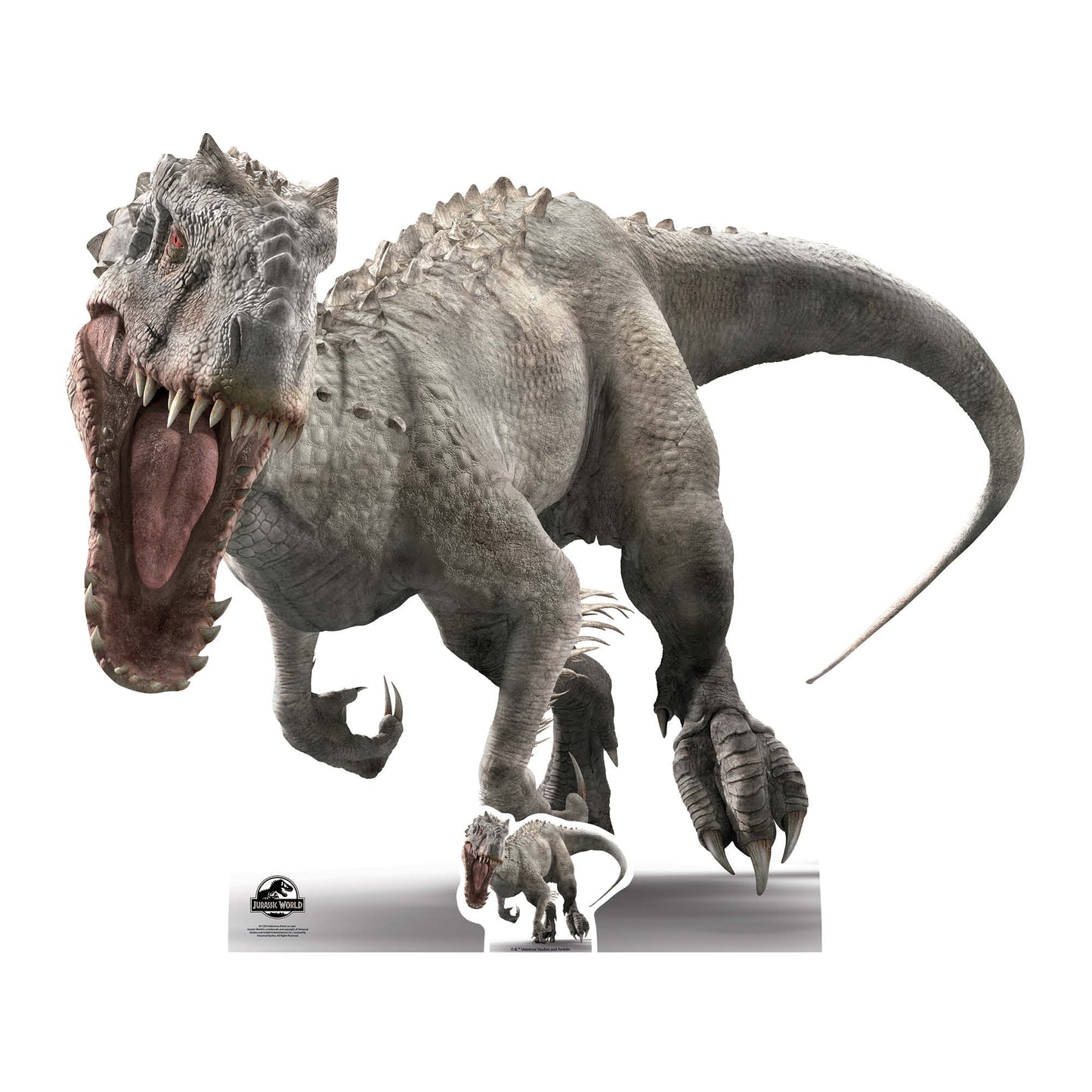Indominus Face on roar Jurassic World Dinosaur Cardboard Cutout