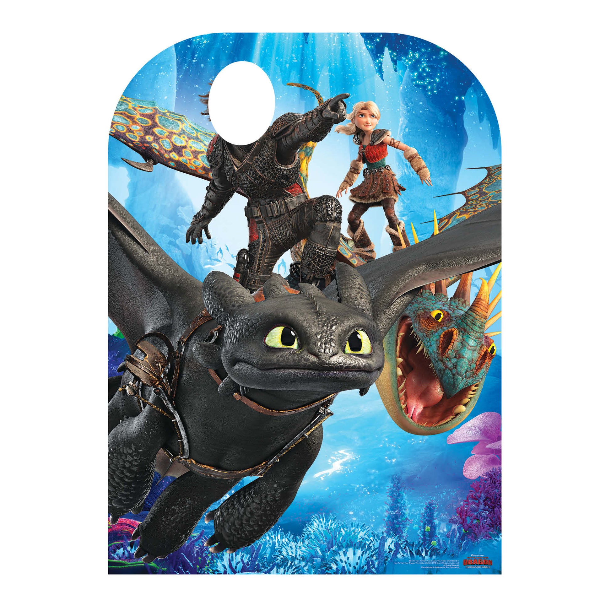  How to Train Your Dragon 3 Stand-In Toothless Hiccup Stormfly Astrid How To Train Your Dragon Cardboard Cutout