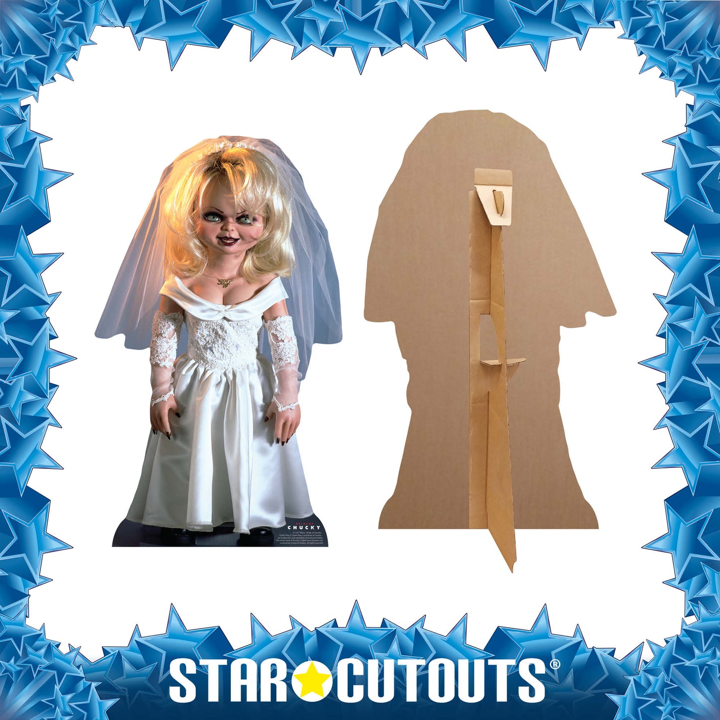 Tiffany Doll  Bride of Chucky Cardboard Cutout Lifesize