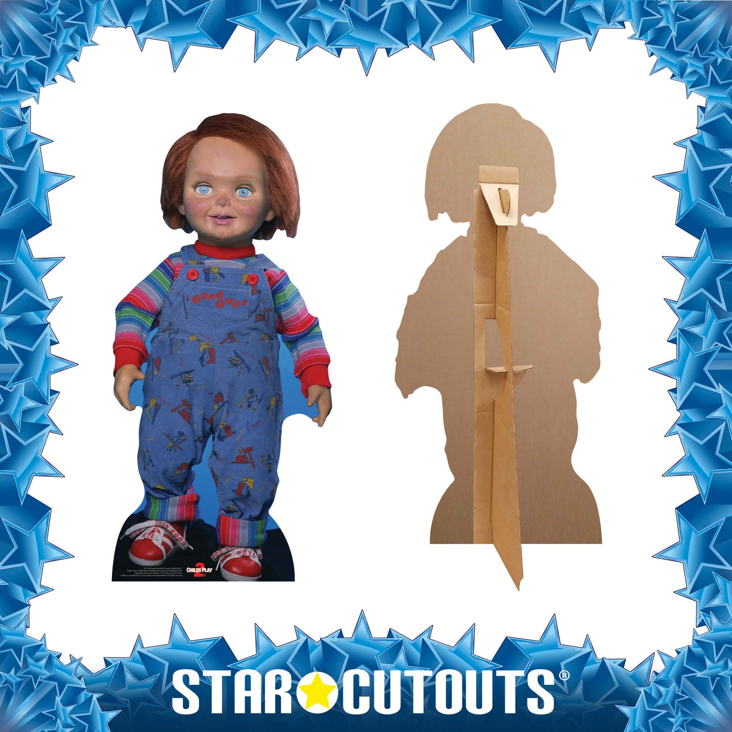 Good Guys Doll Chucky Cardboard Cutout Lifesize