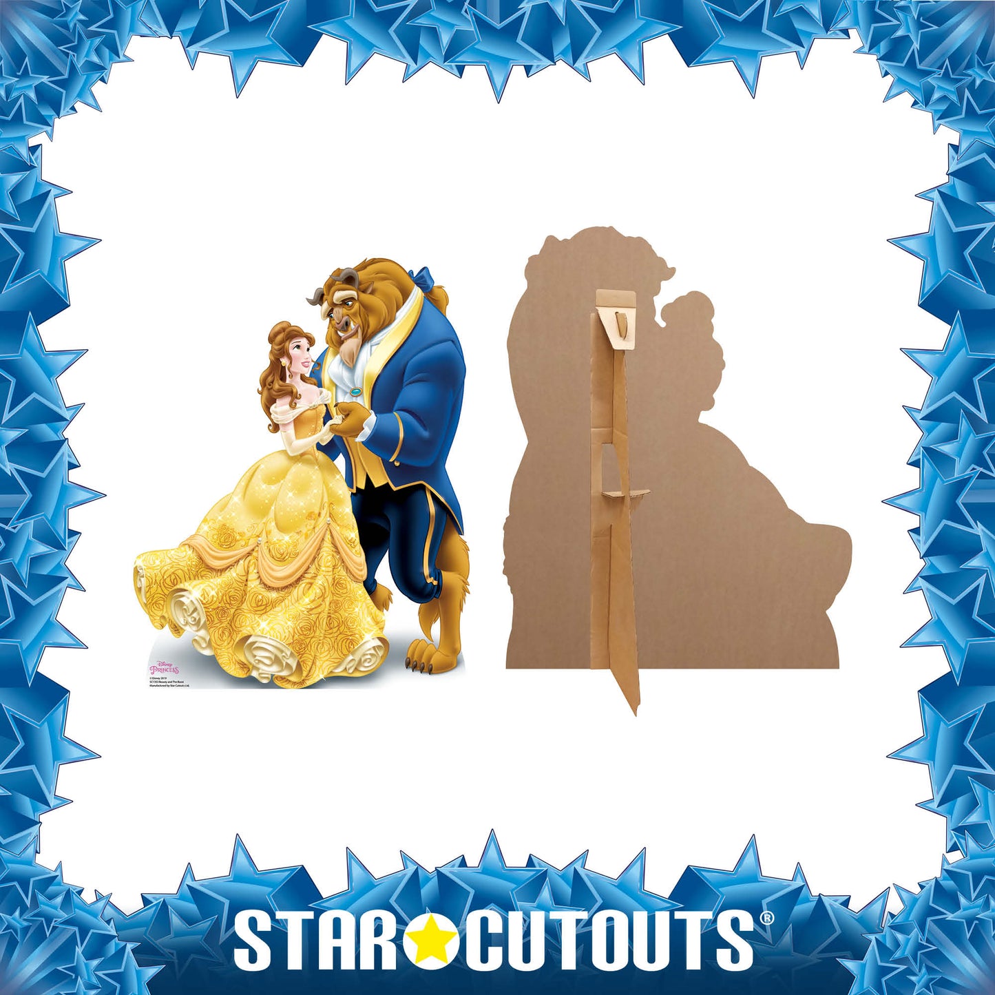 Disney Princess Belle Beauty and The Beast  Cardboard Cutout