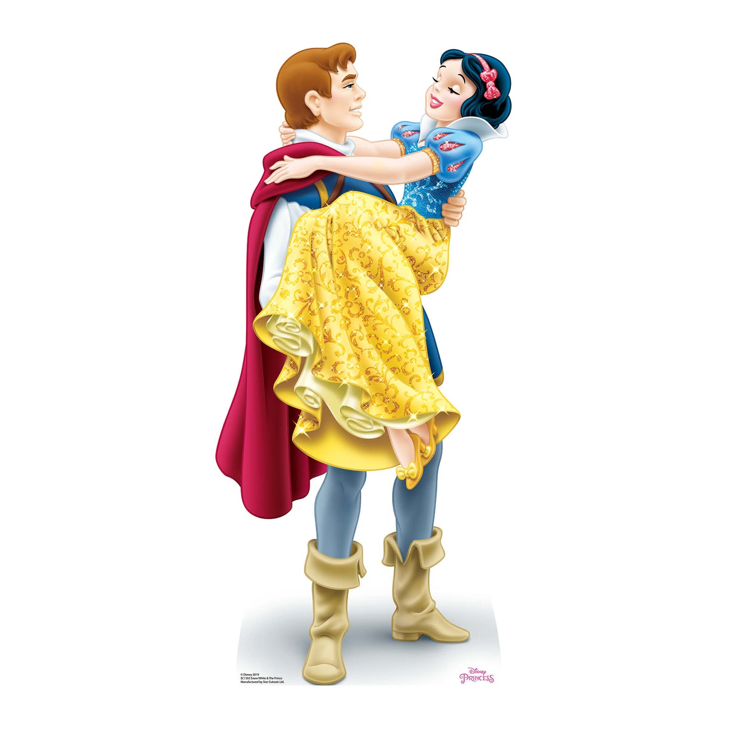 Official Snow White and Prince Cardboard Cutout