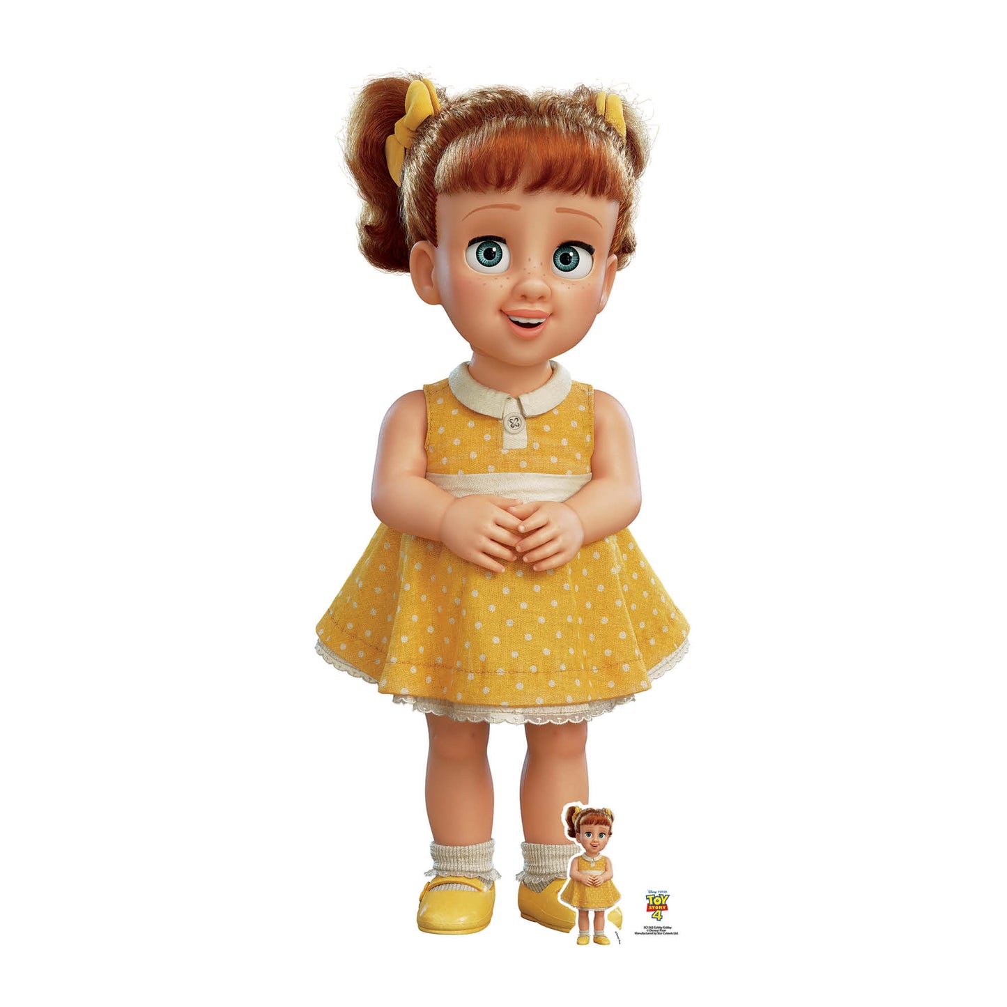 Gabby Gabby Doll Yellow Dress Toy Story 4 Cardboard Cutout