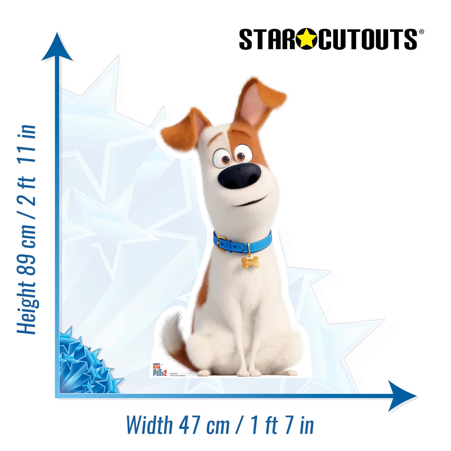 Max Terrier Dog Secret Life of Pets Cardboard Cutout