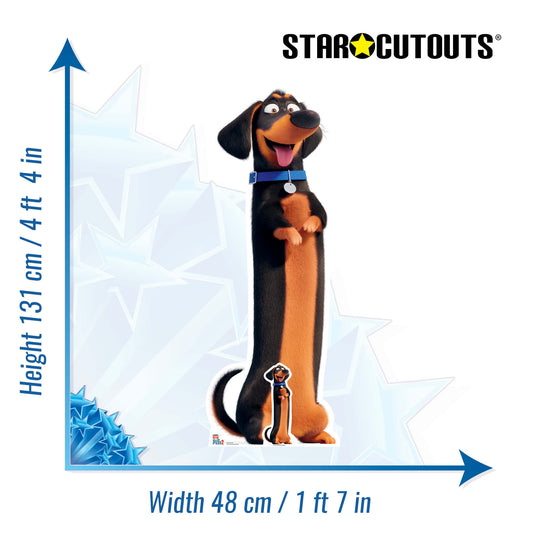Buddy Sausage Dog Secret Life of Pets Cardboard Cutout - mycardboardcutout