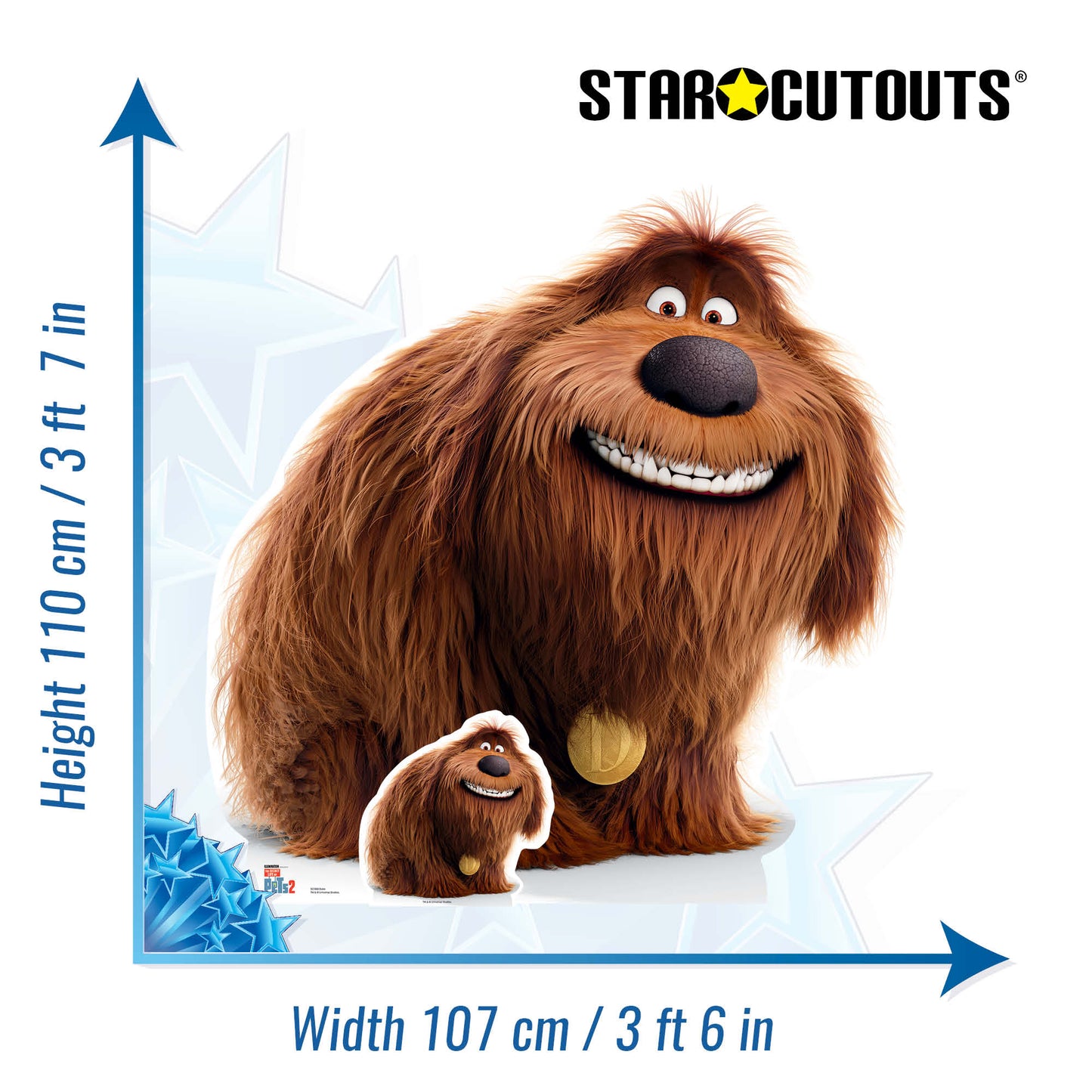 Duke Big Dog Secret Life of Pets Cardboard Cutout - mycardboardcutout