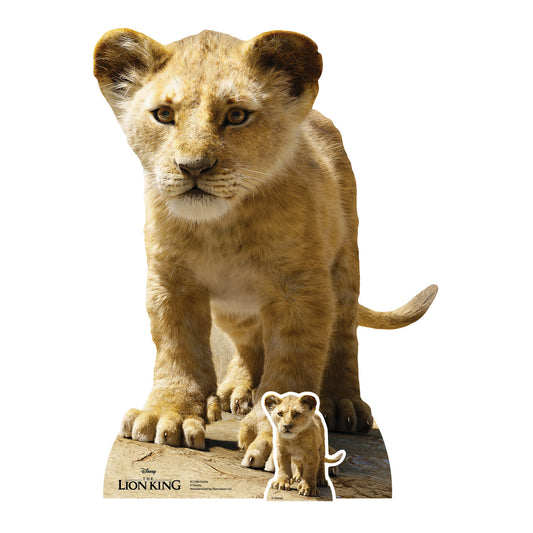 Simba Cub Lion King Live Action Cardboard Cutout