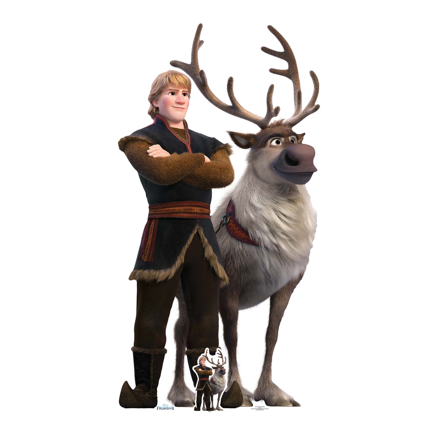 Kristoff and Sven Frozen Cardboard Cutout