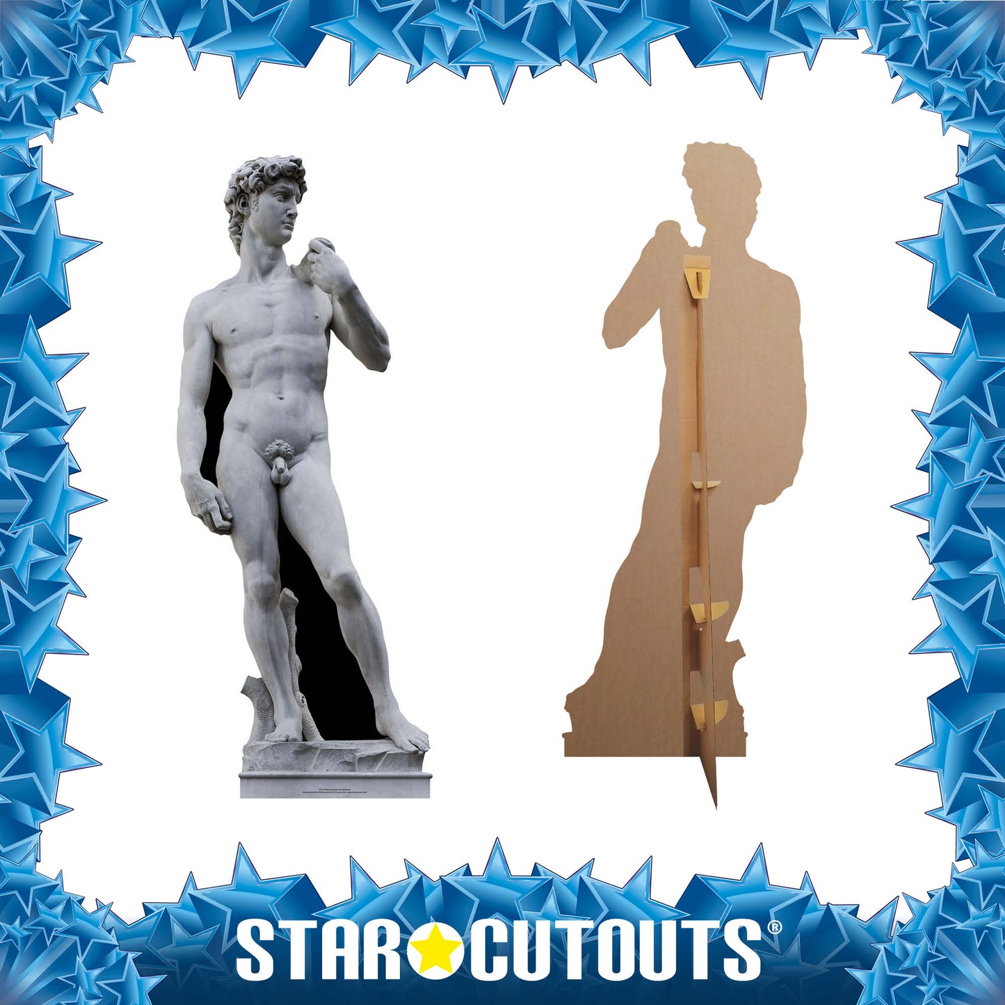 Michelangelo's David Statue Cardboard Cutout