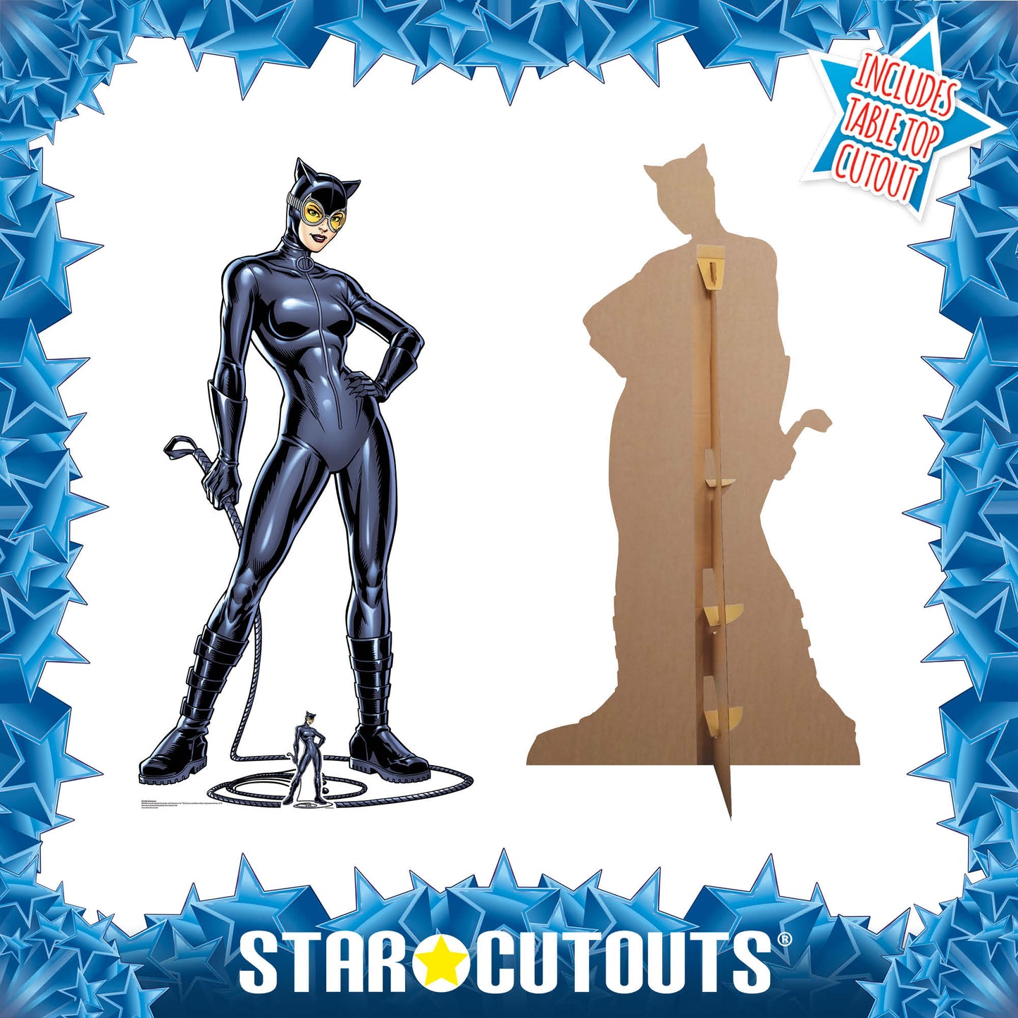 Catwoman with Whip Graphic Artwork Cardboard Cutout