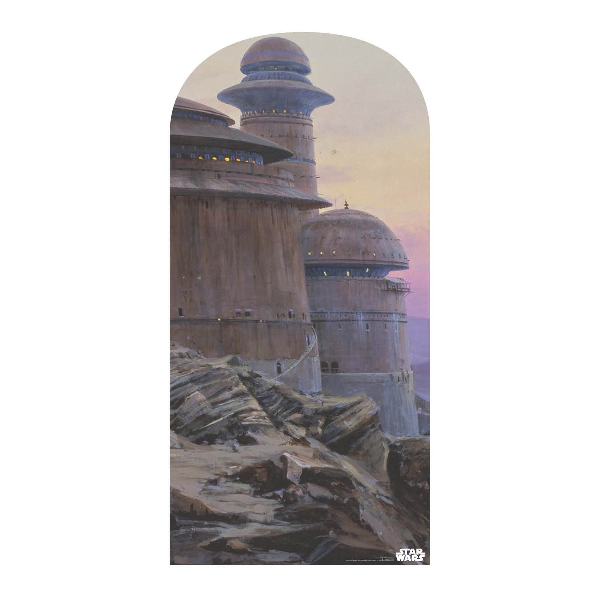 Jabba's Palace Jabba The Hut Star Wars Backdrop Scene Setter Cardboard Cutout