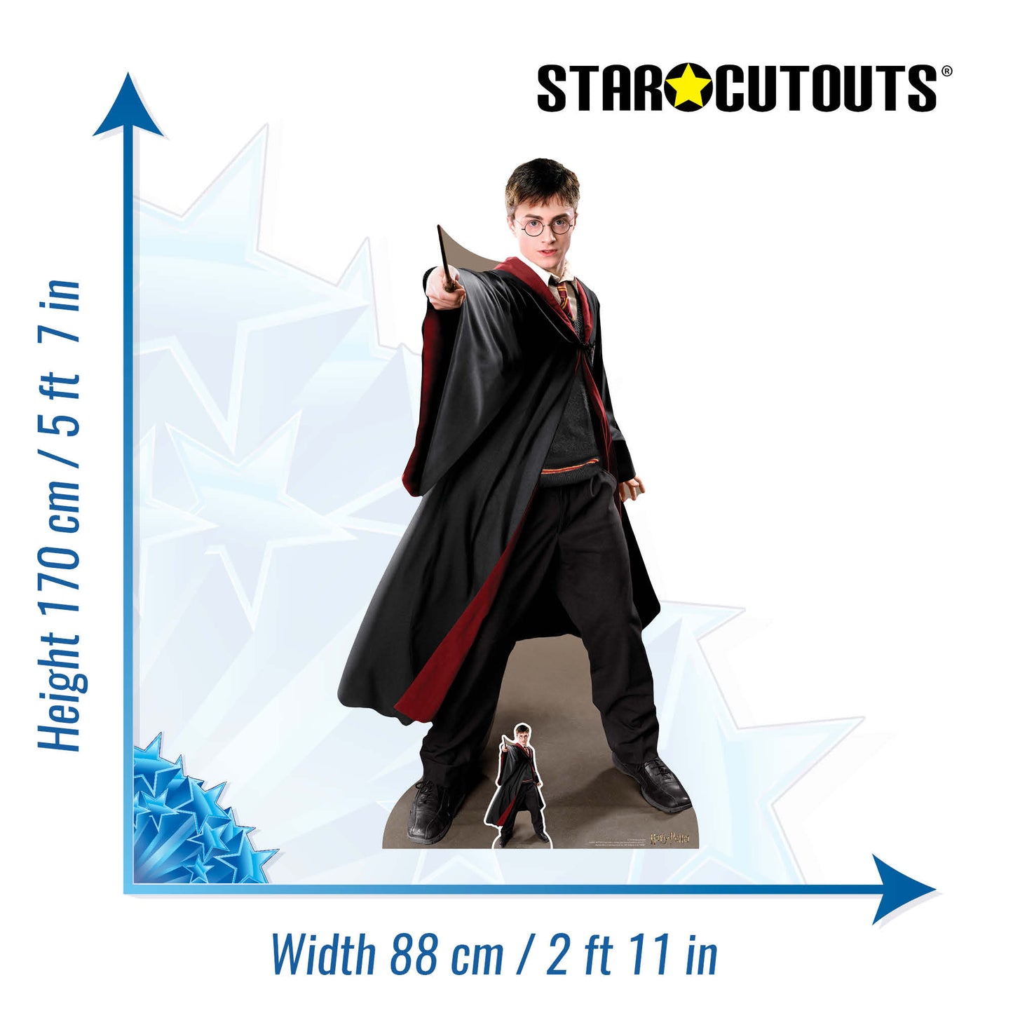 Harry Potter Quidditch Captain Cardboard Cutout Lifesize