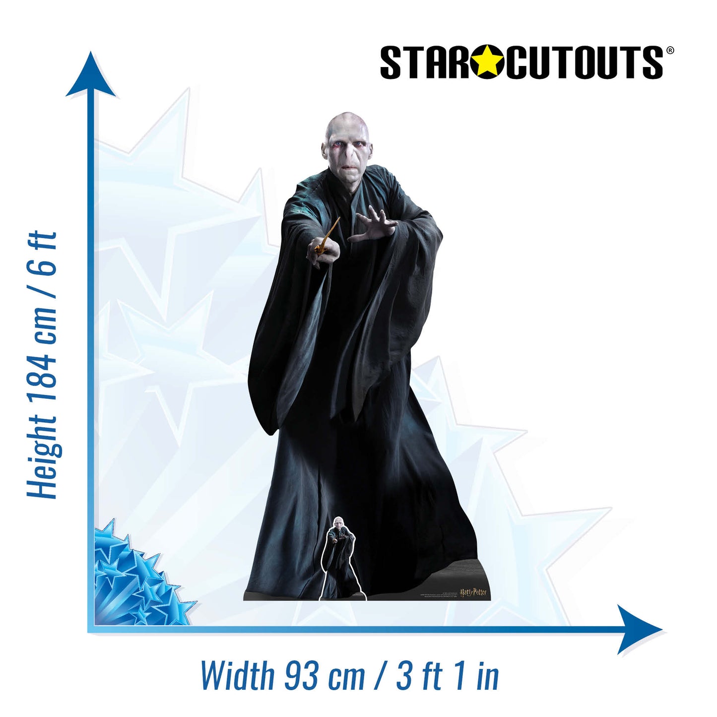 Lord Voldemort He Who Must Not Be Named Cardboard Cutout Lifesize